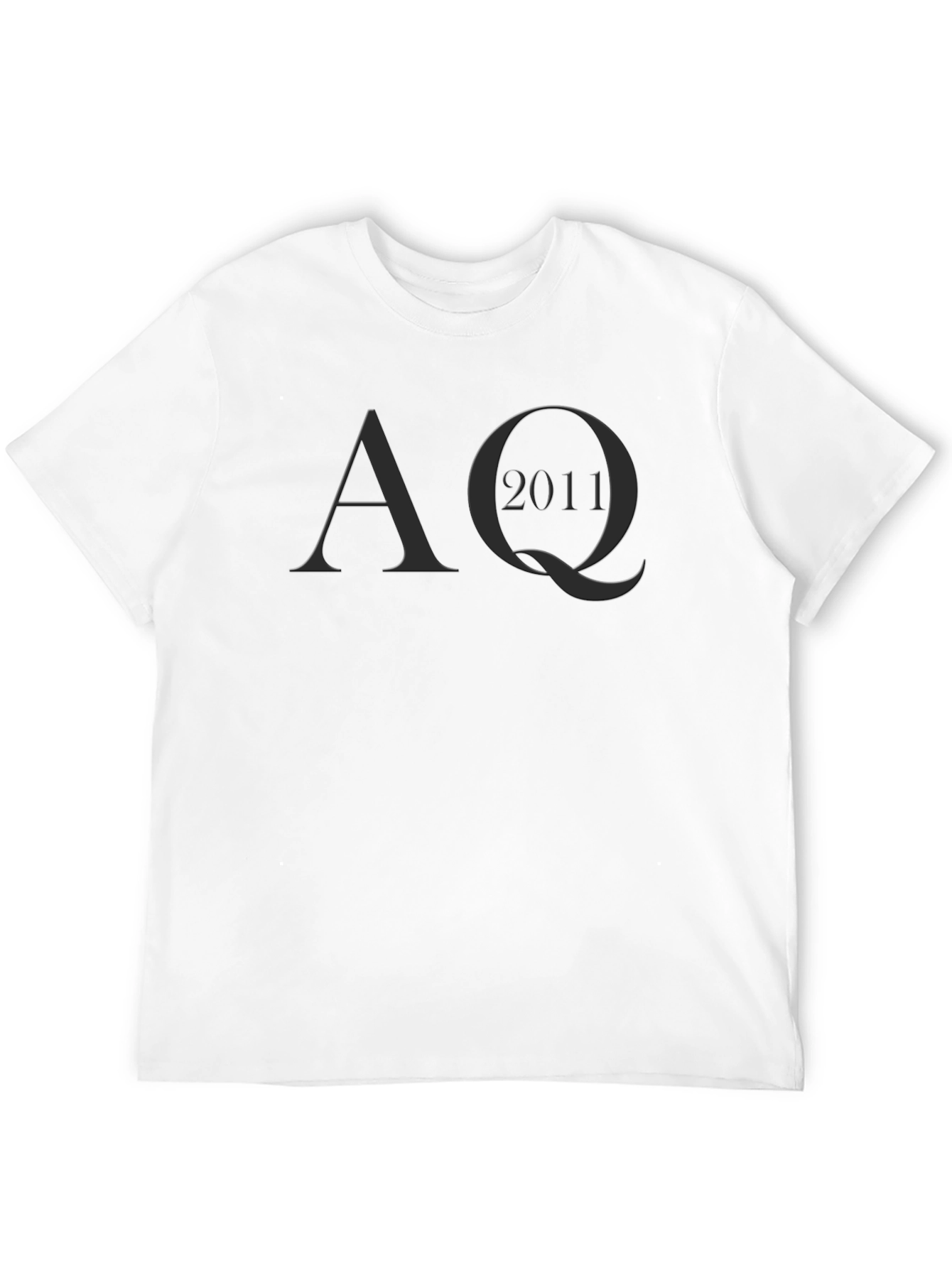 AQ 2011 Dark Graphic Tee - Modern Style