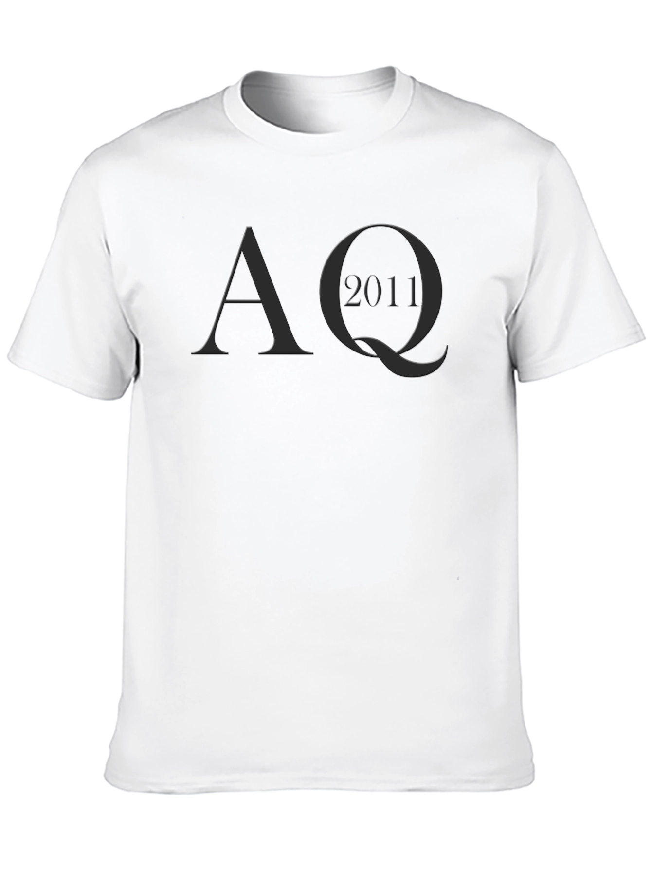 AQ 2011 Dark Graphic Tee - Modern Style