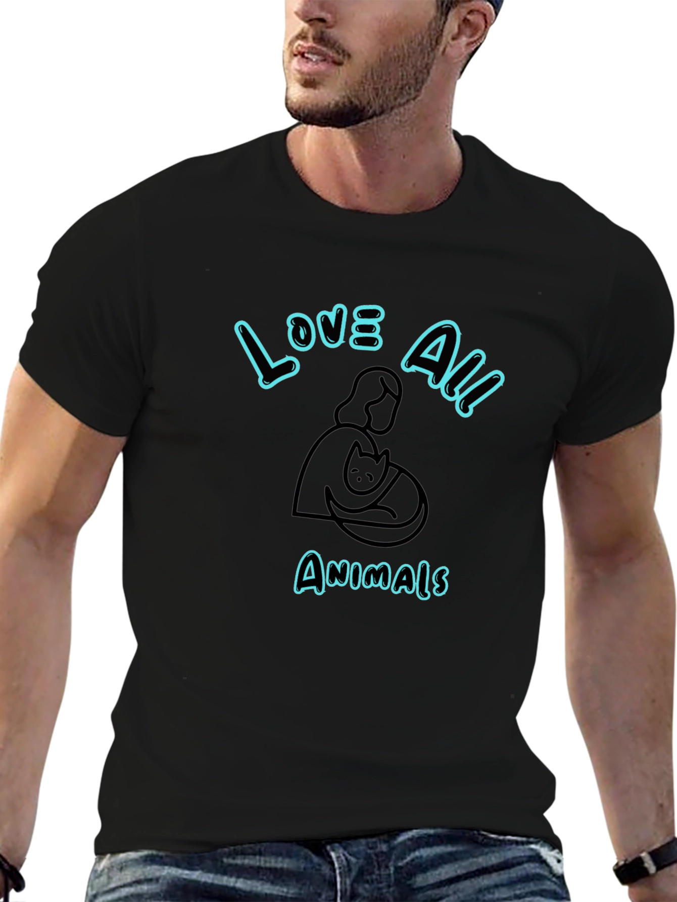Love All Animals Graphic Tee - Unisex