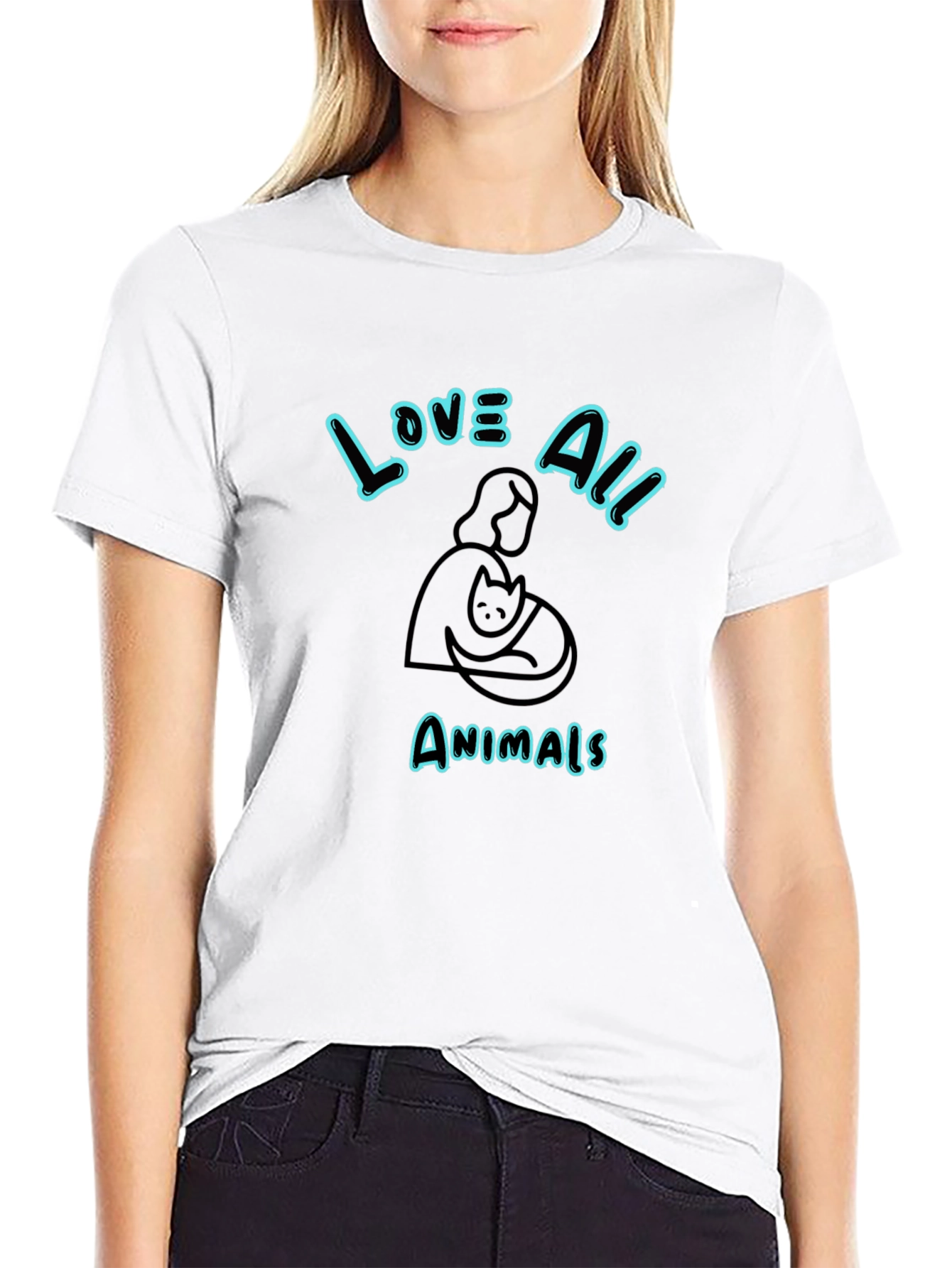 Love All Animals Graphic Tee - Unisex