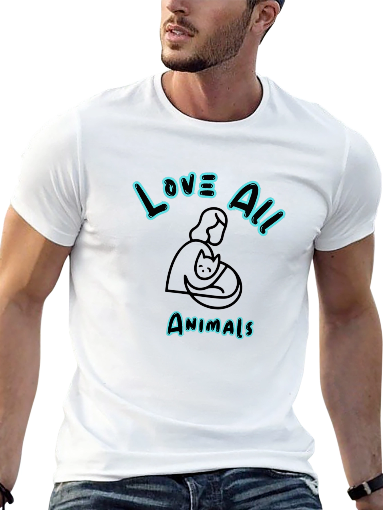 Love All Animals Graphic Tee - Unisex