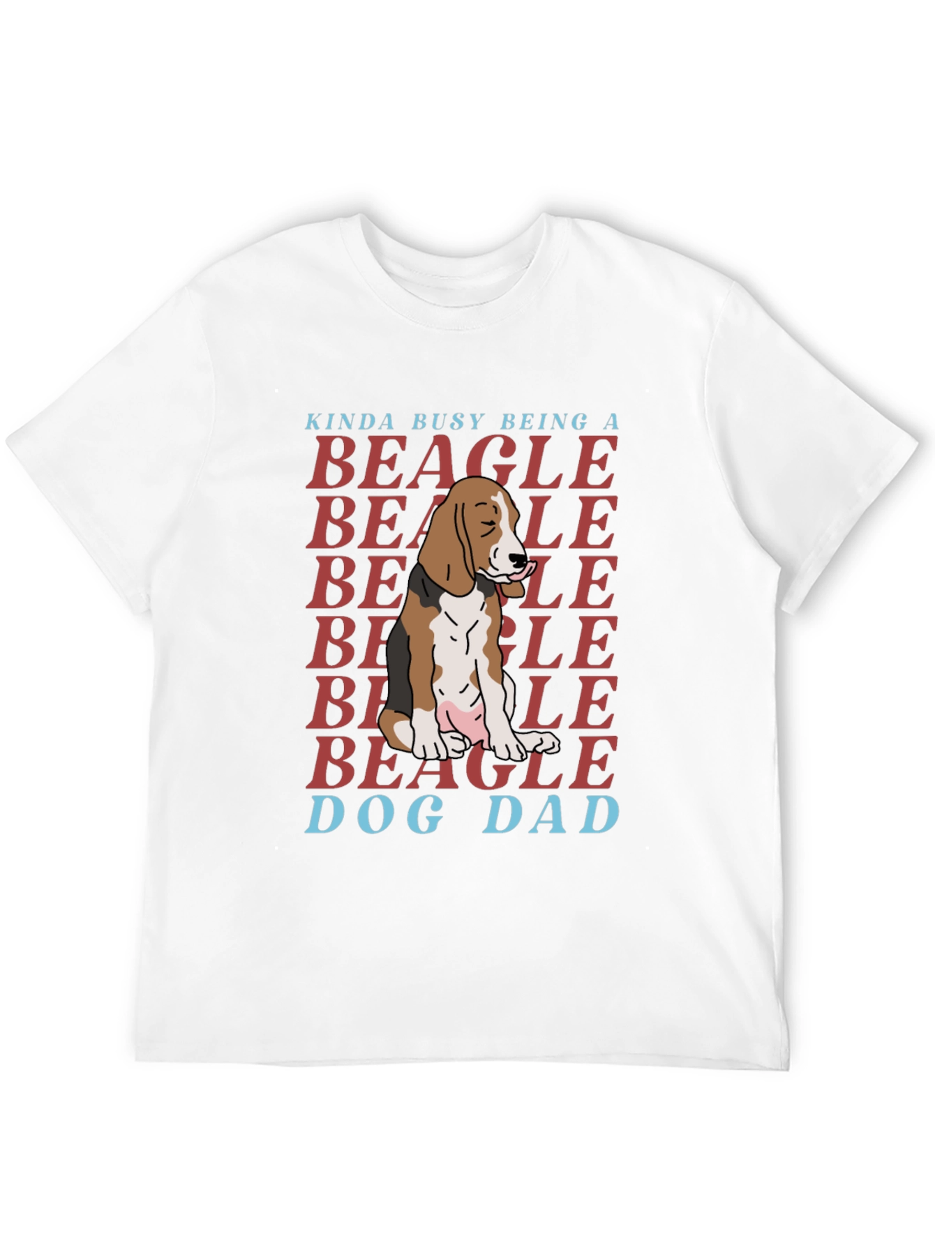 Beagle Dog Dad T-Shirt - Cute Dog Lover Tee