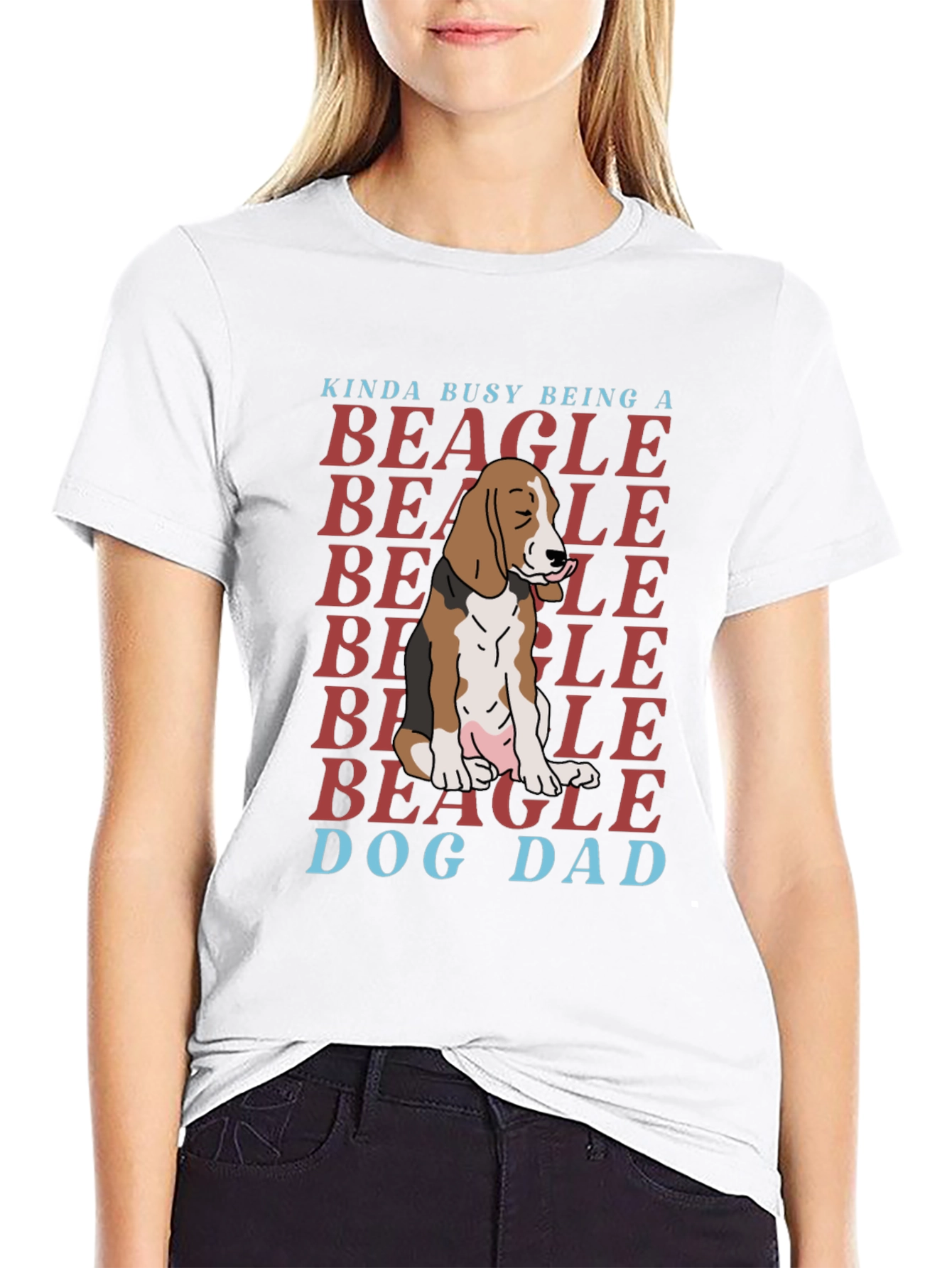 Beagle Dog Dad T-Shirt - Cute Dog Lover Tee