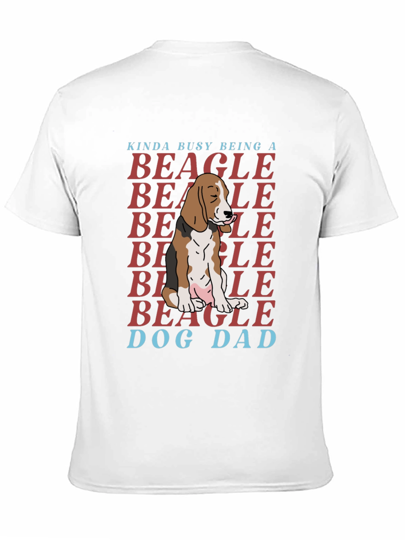 Beagle Dog Dad T-Shirt - Cute Dog Lover Tee