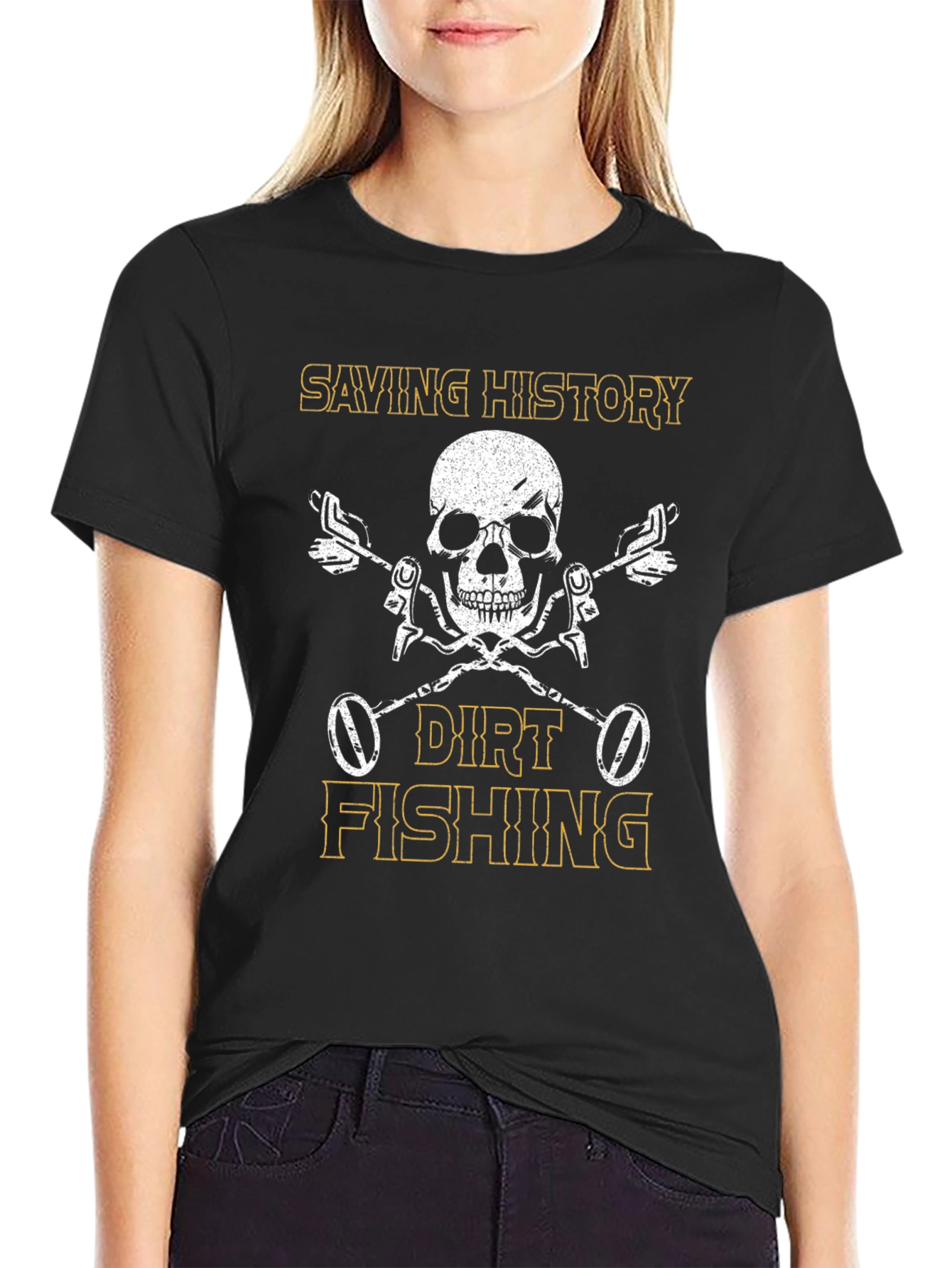 Saving History Dirt Fishing T-Shirt