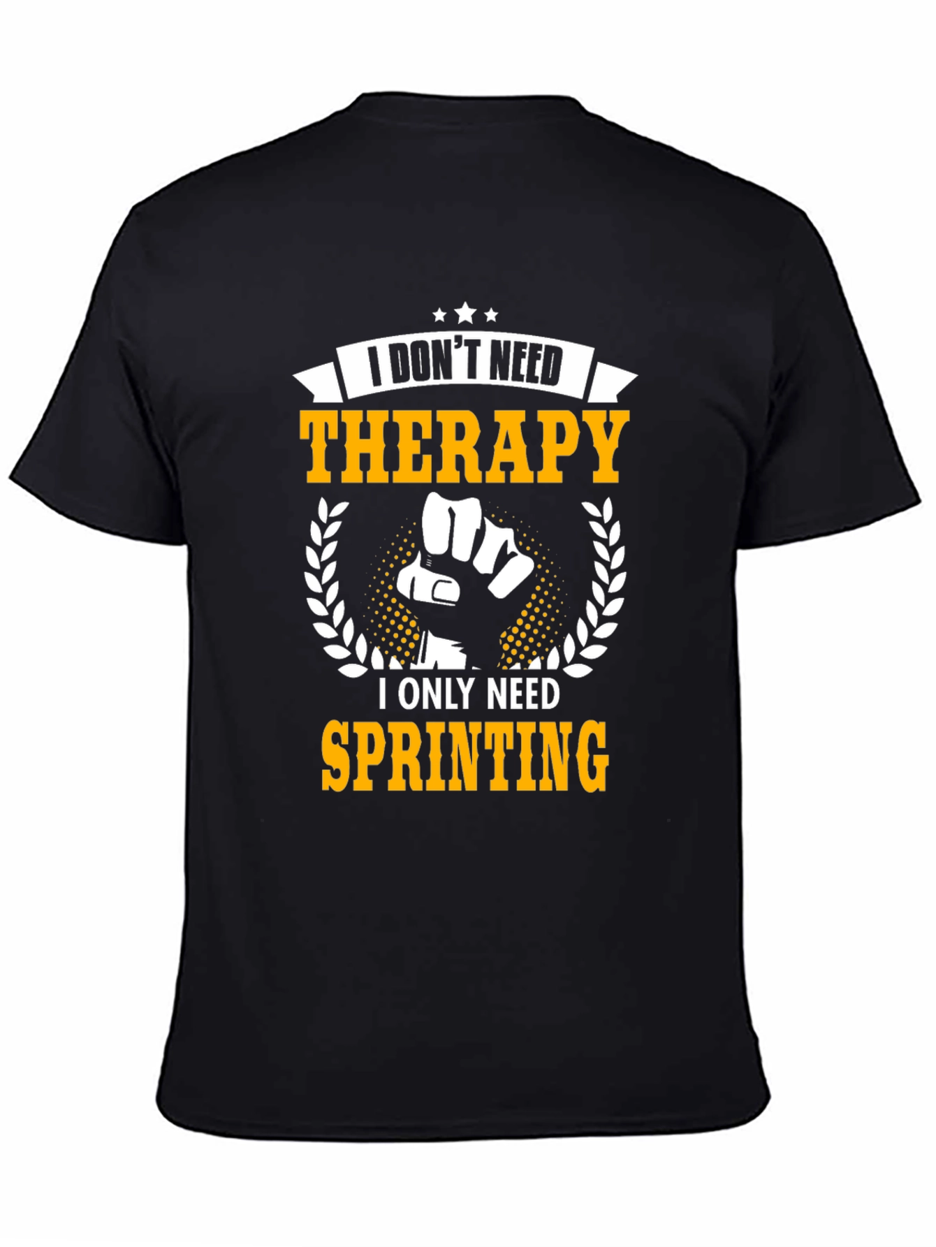Therapy Sprinting Graphic Tee - Black