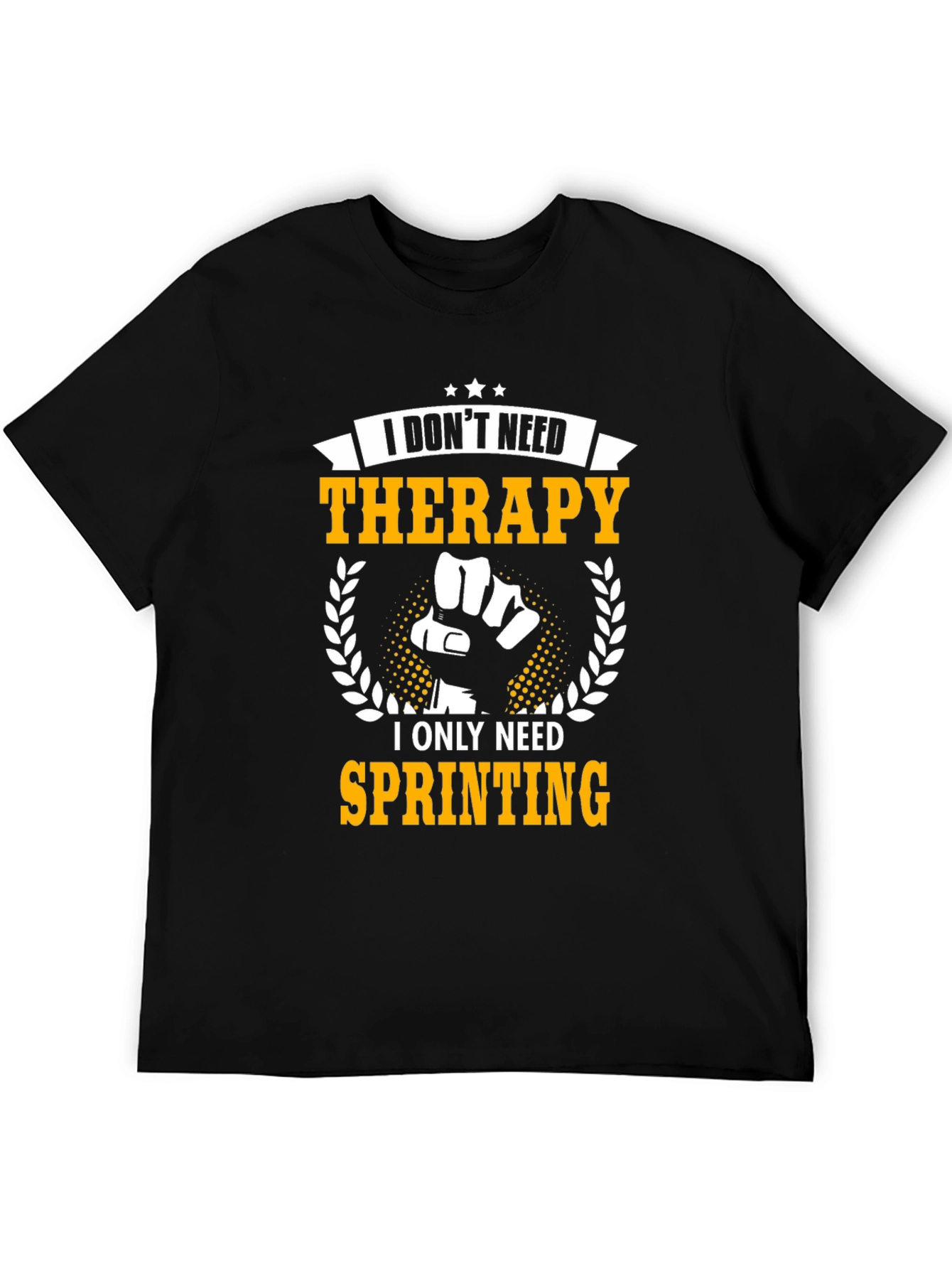 Therapy Sprinting Graphic Tee - Black
