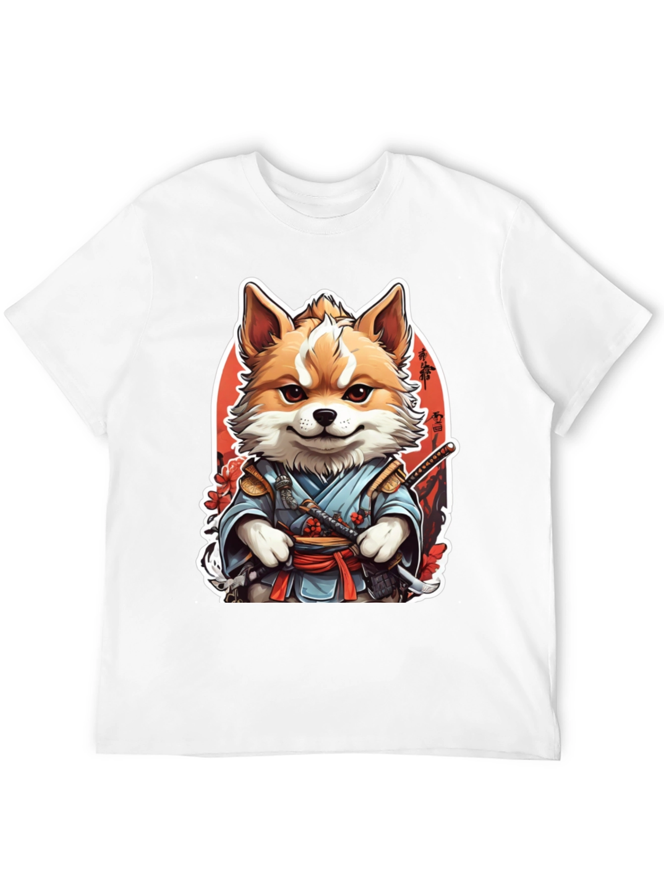 Samurai Shiba Inu Graphic Tee