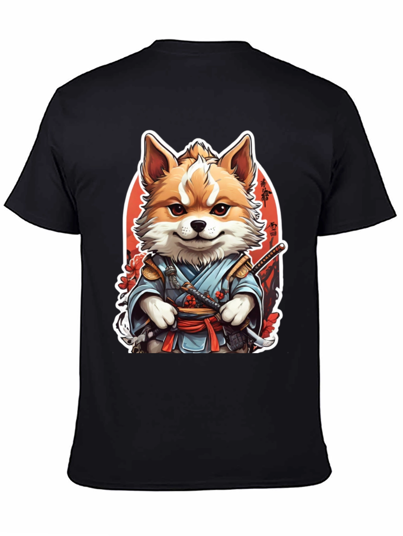 Samurai Shiba Inu Graphic Tee