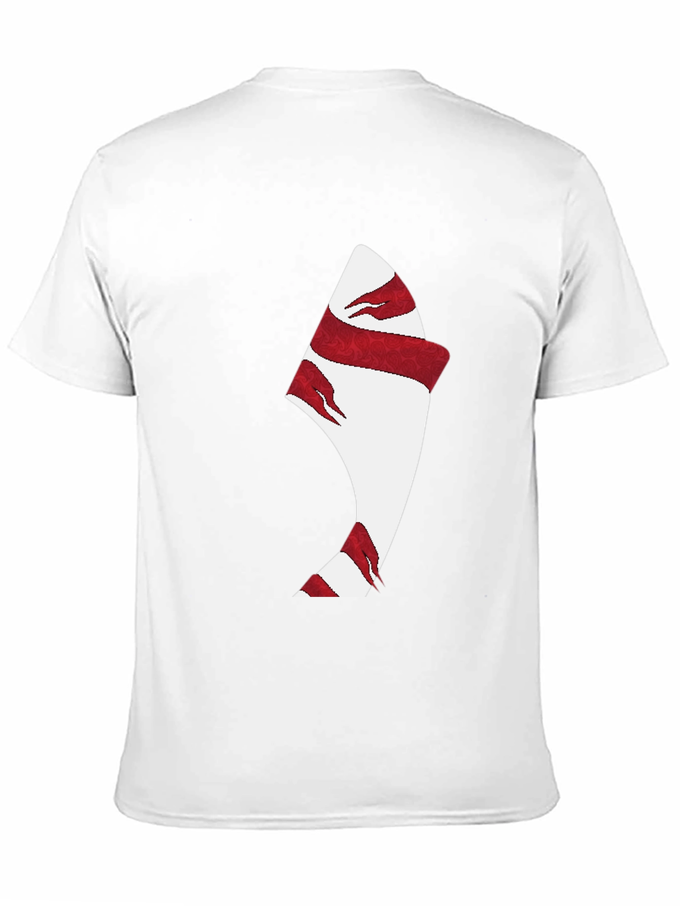 Modern Graphic Print Black T-Shirt