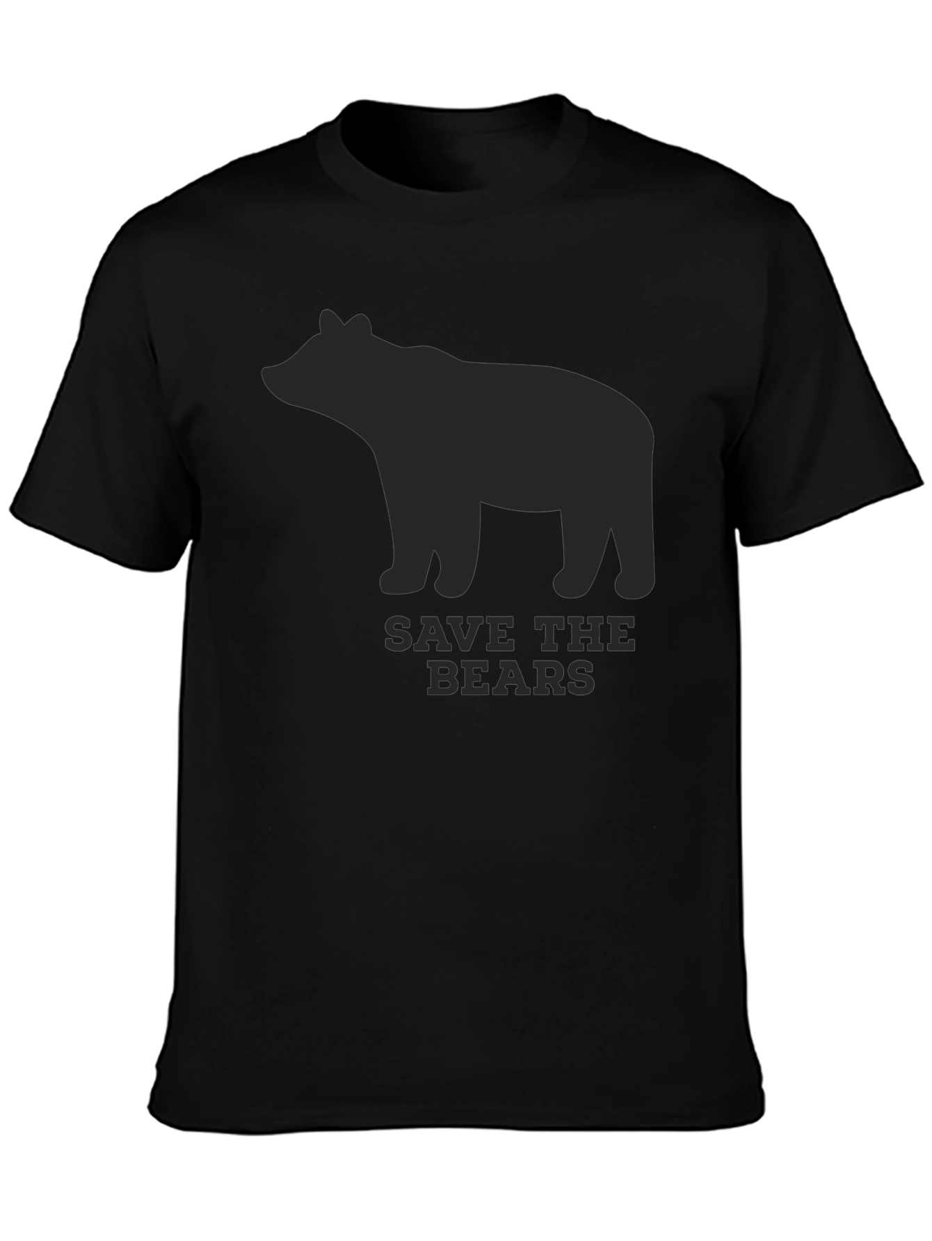 Save The Bears Graphic Tee - Black