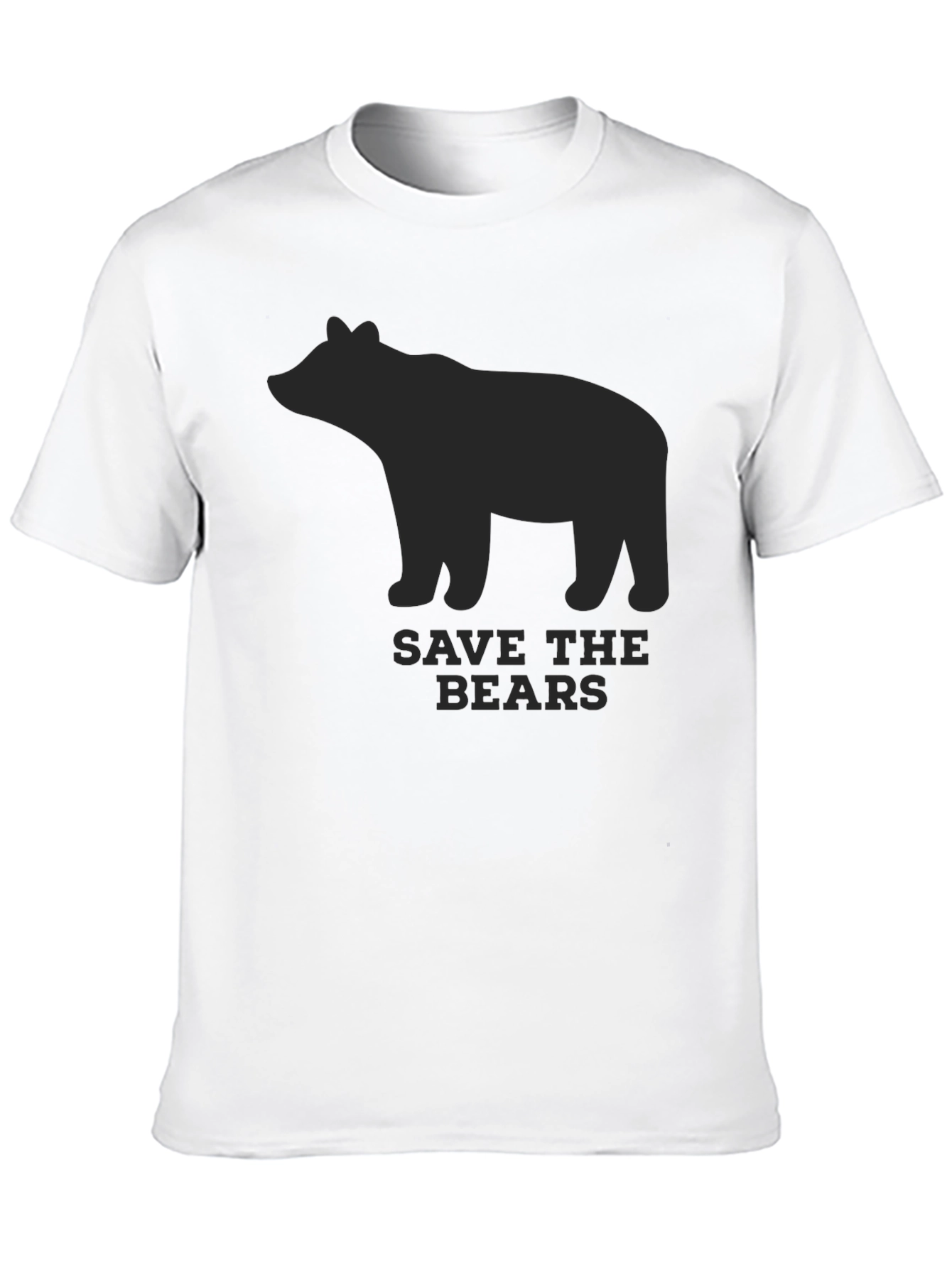 Save The Bears Graphic Tee - Black