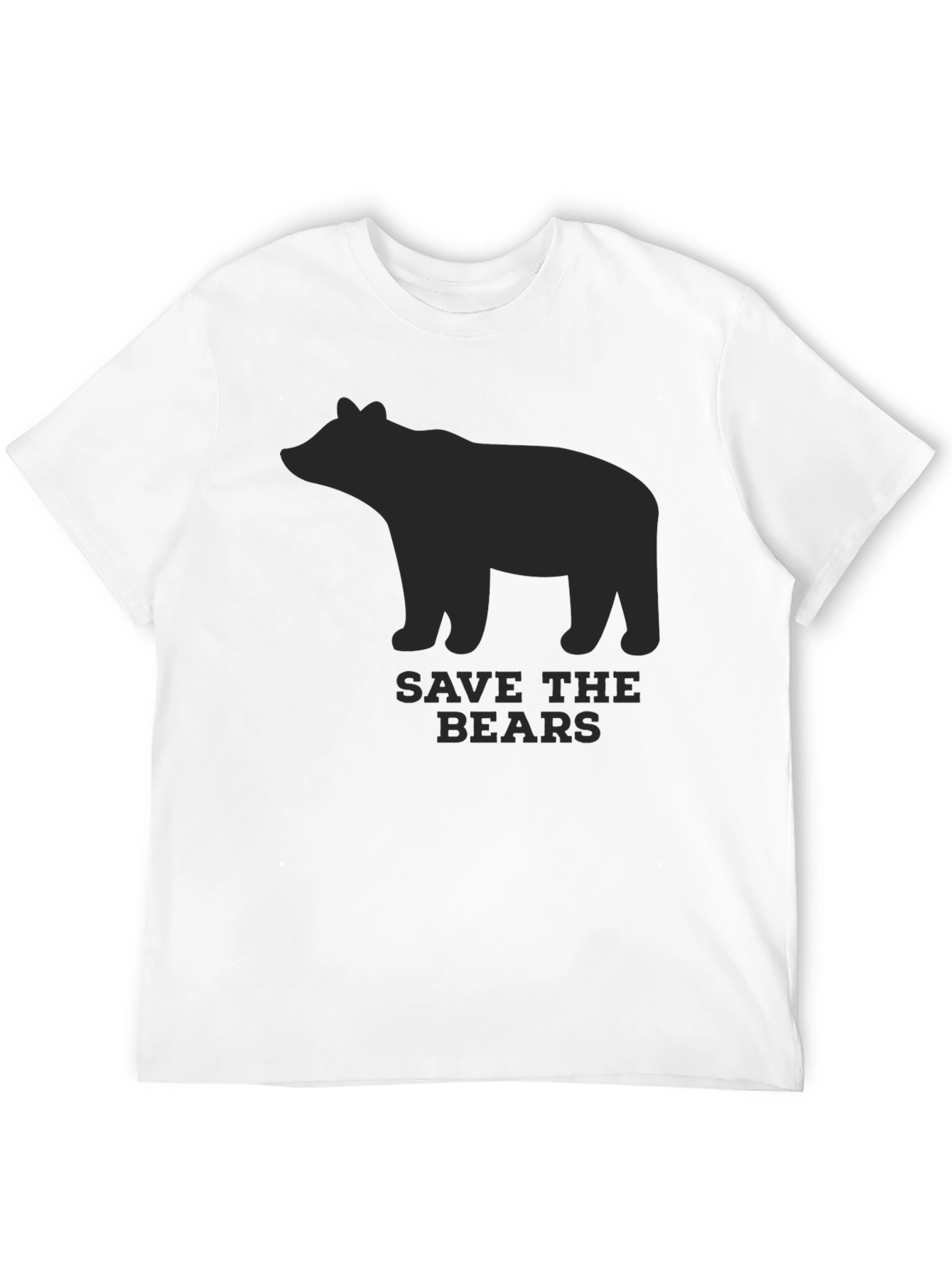 Save The Bears Graphic Tee - Black