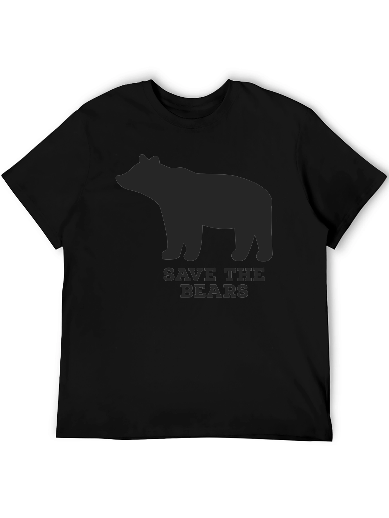 Save The Bears Graphic Tee - Black