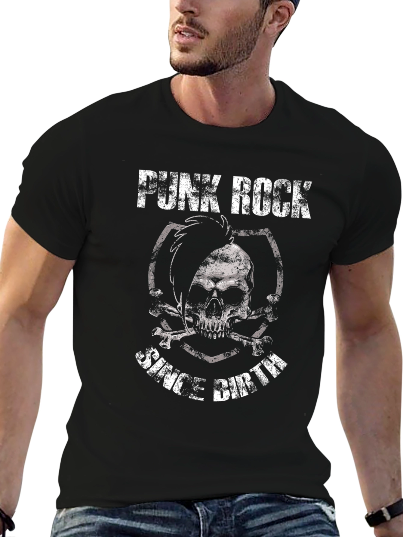 Punk Rock Since Birth Graphic T-Shirt