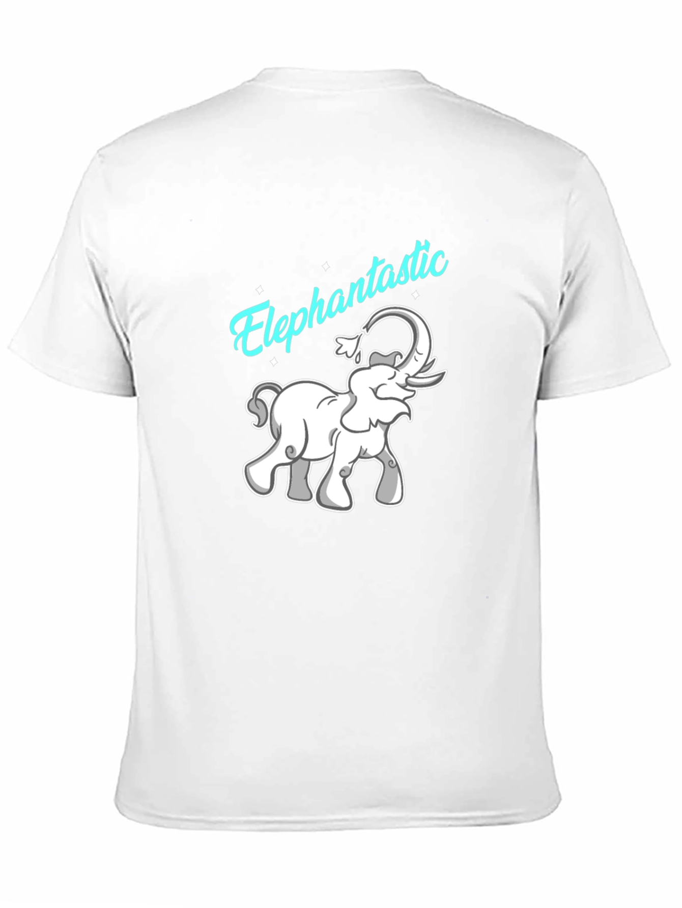 Elephantastic Graphic Tee - Black Cotton T-Shirt