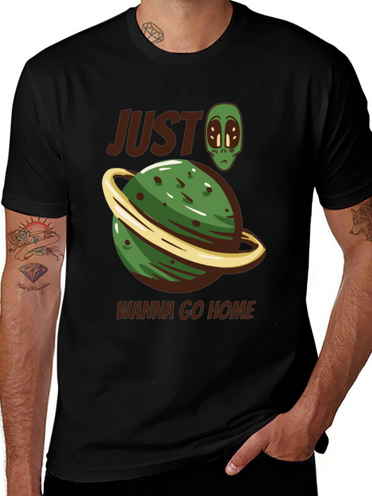 Alien Planet Graphic Tee - Wanna Go Home