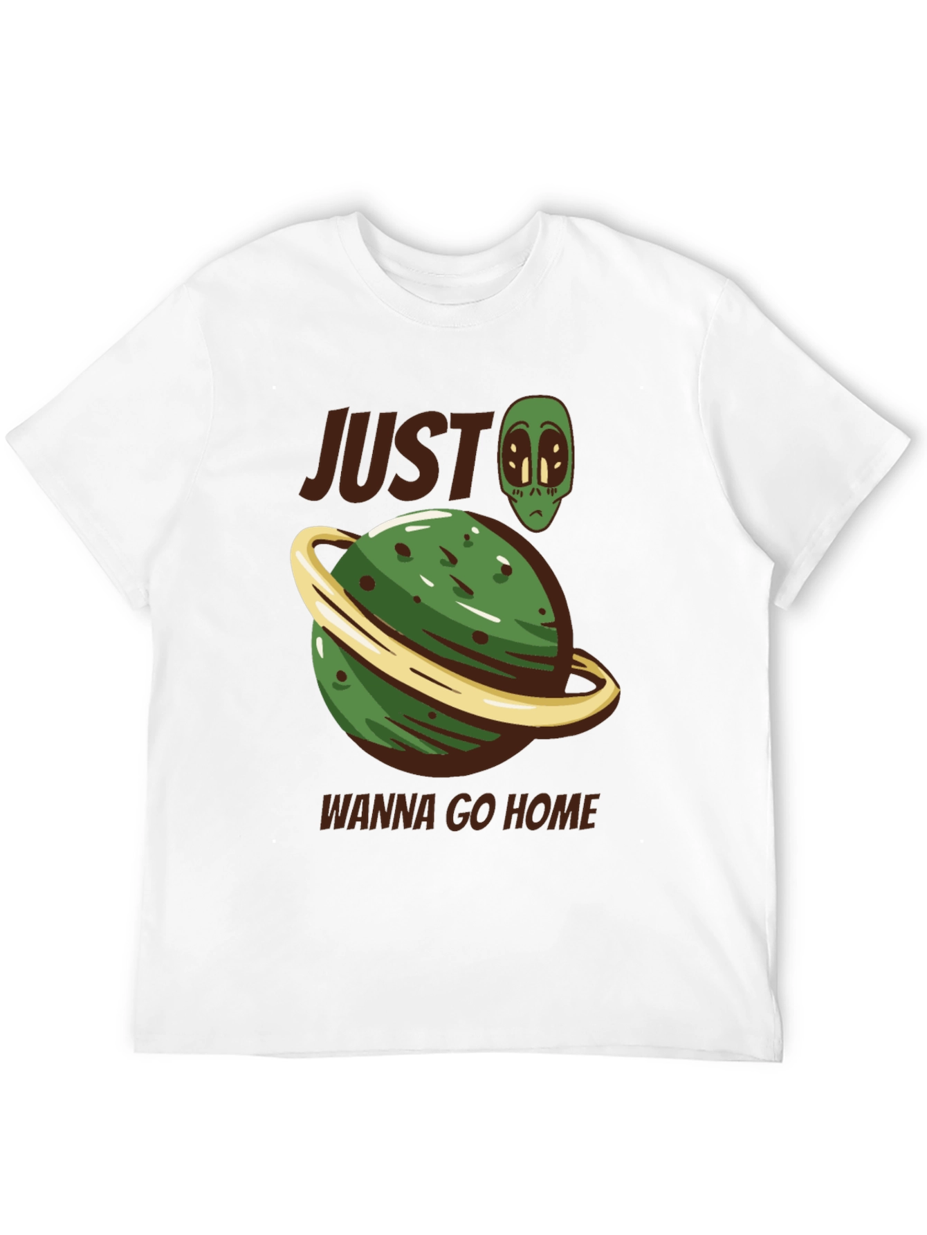 Alien Planet Graphic Tee - Wanna Go Home