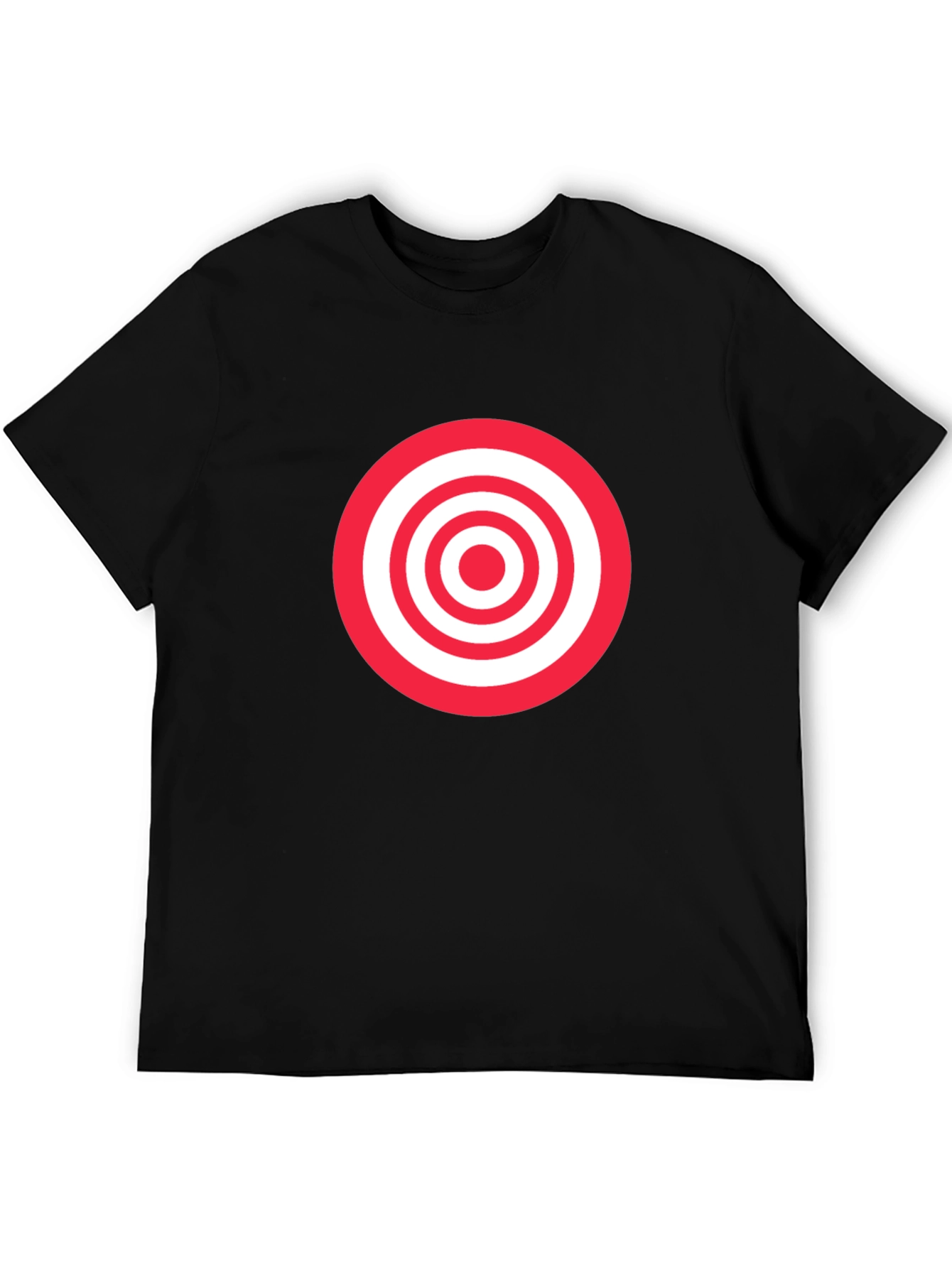 Target Graphic Tee - Black Cotton Comfort