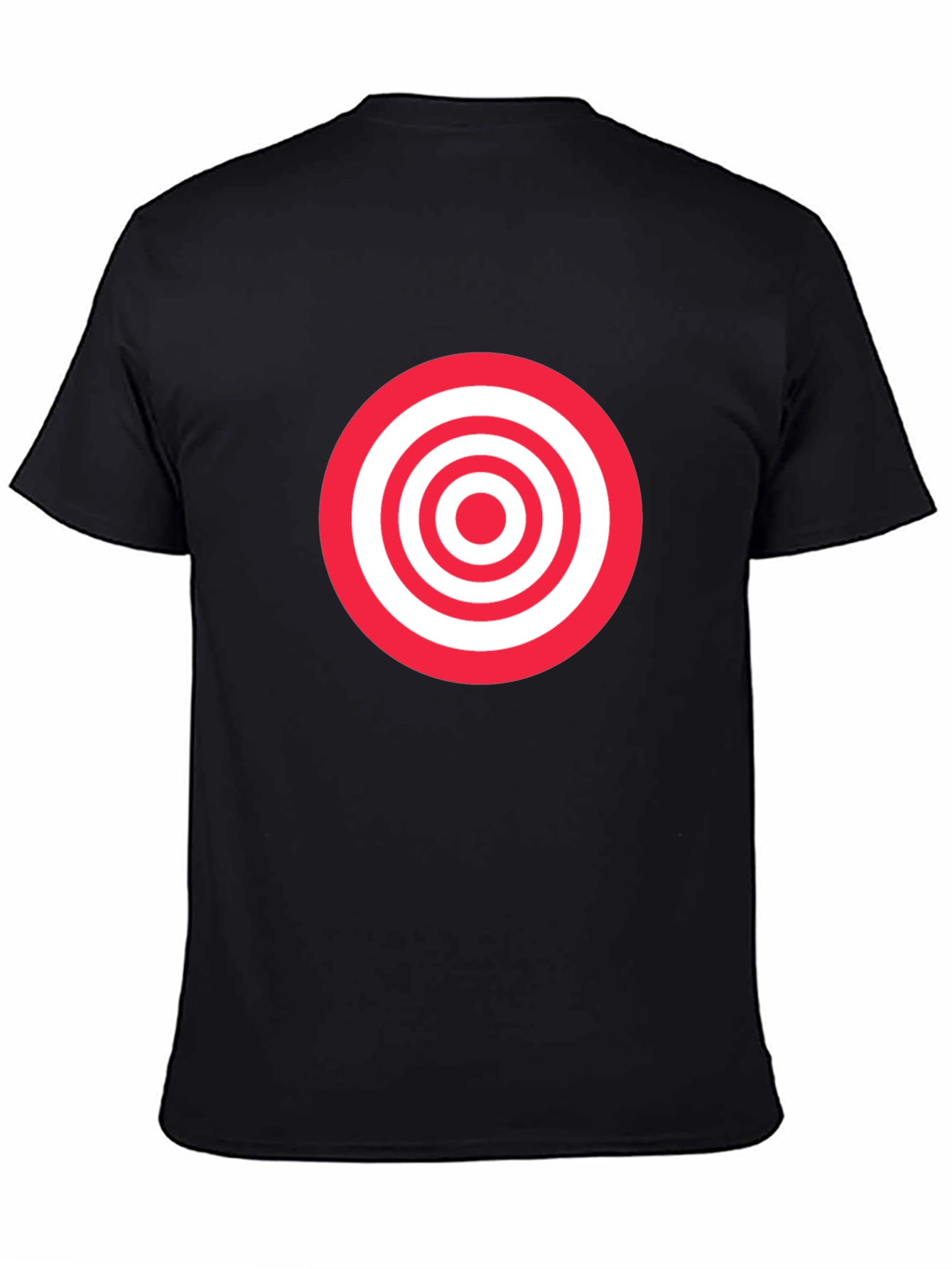 Target Graphic Tee - Black Cotton Comfort