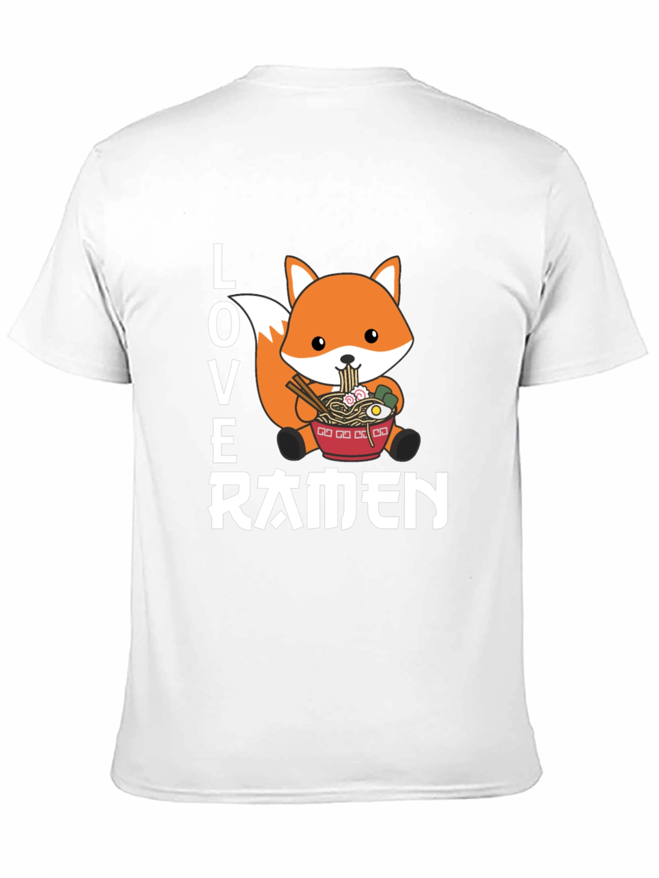 Love Ramen Fox Graphic T-Shirt
