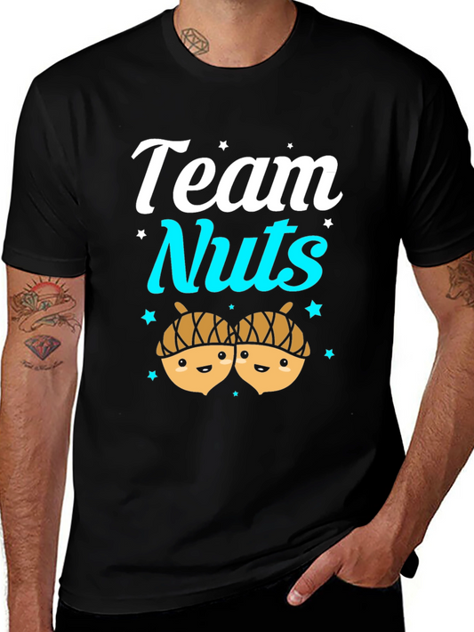 Team Nuts Funny Graphic Tee