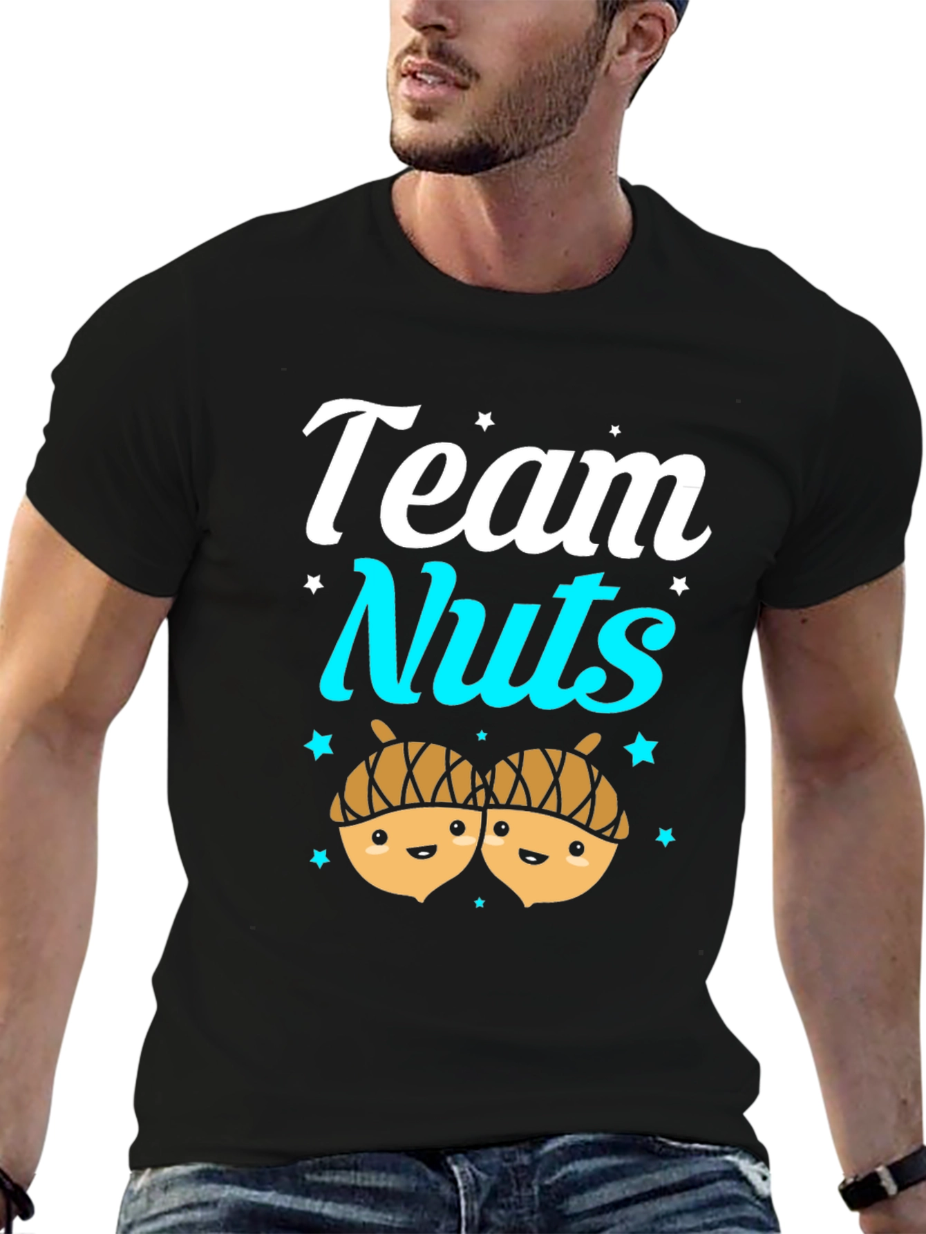 Team Nuts Funny Graphic Tee
