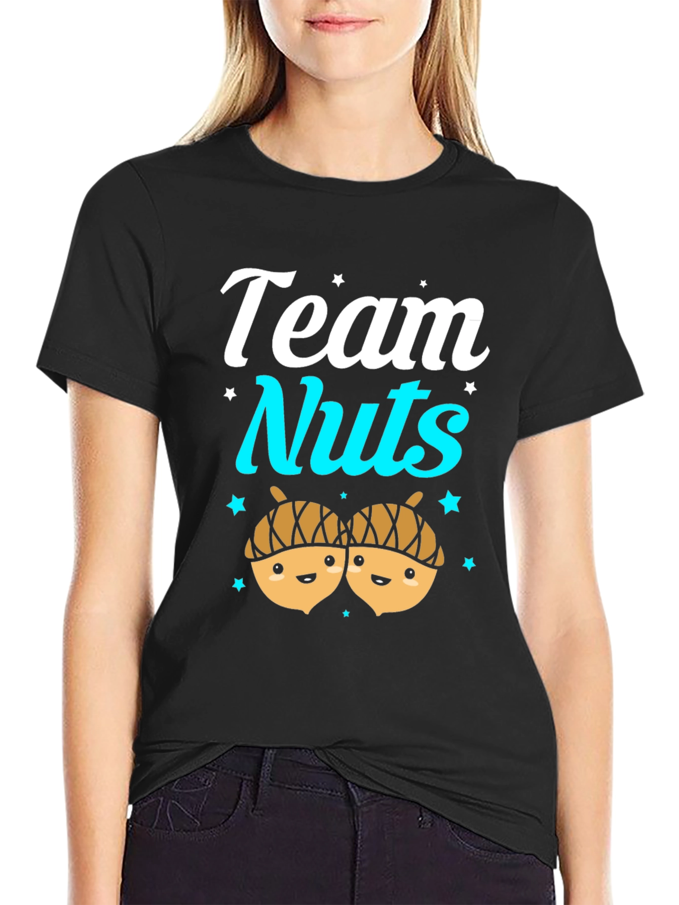 Team Nuts Funny Graphic Tee
