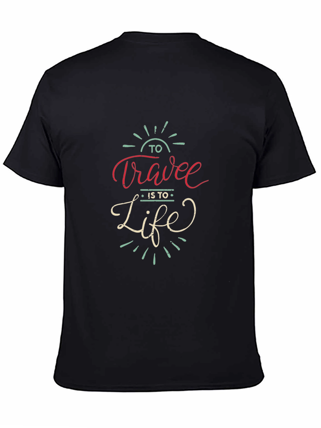 Travel is Life Graphic T-Shirt