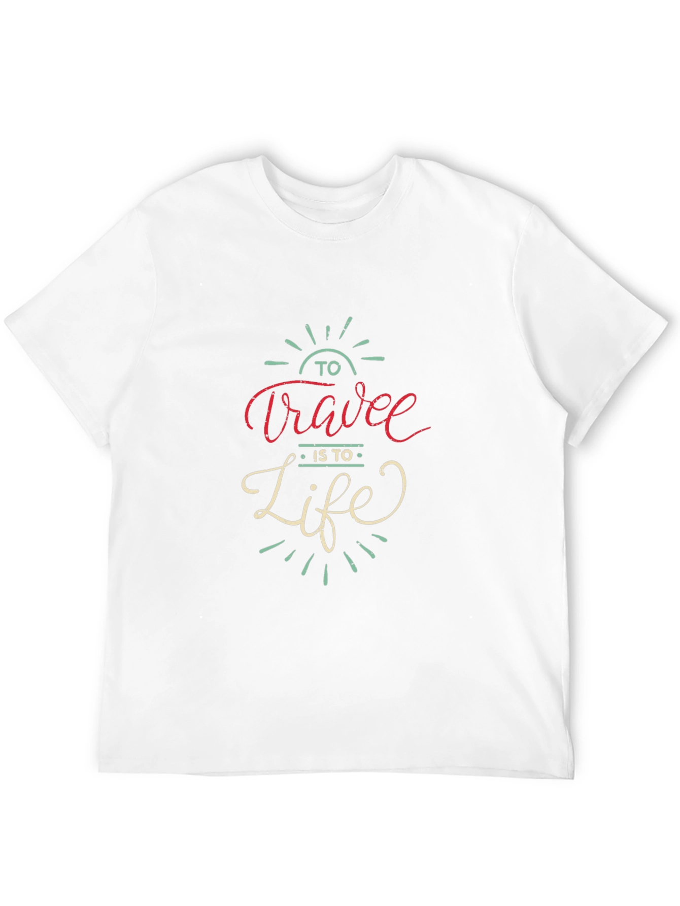 Travel is Life Graphic T-Shirt
