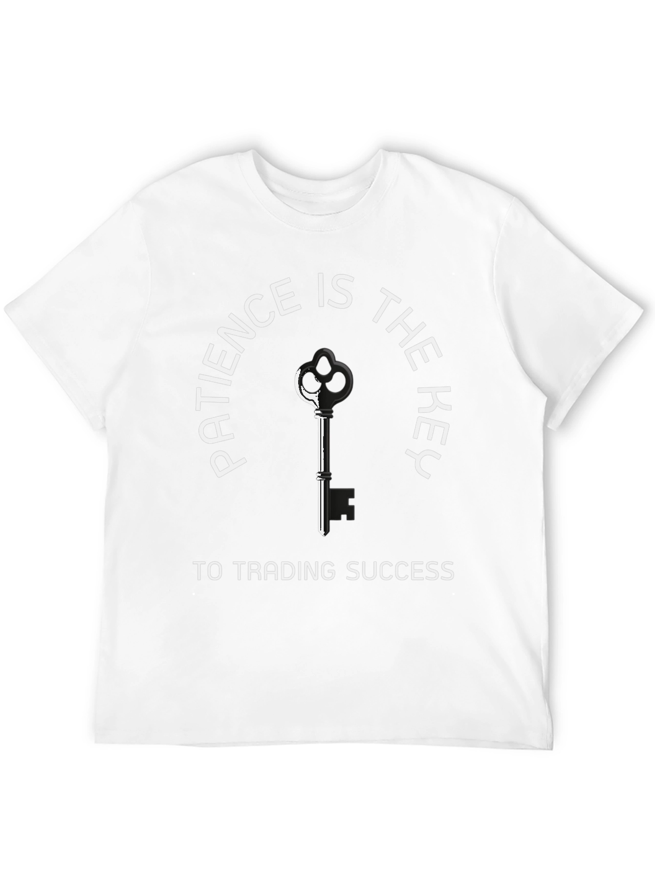Patience Key to Success Black Graphic Tee