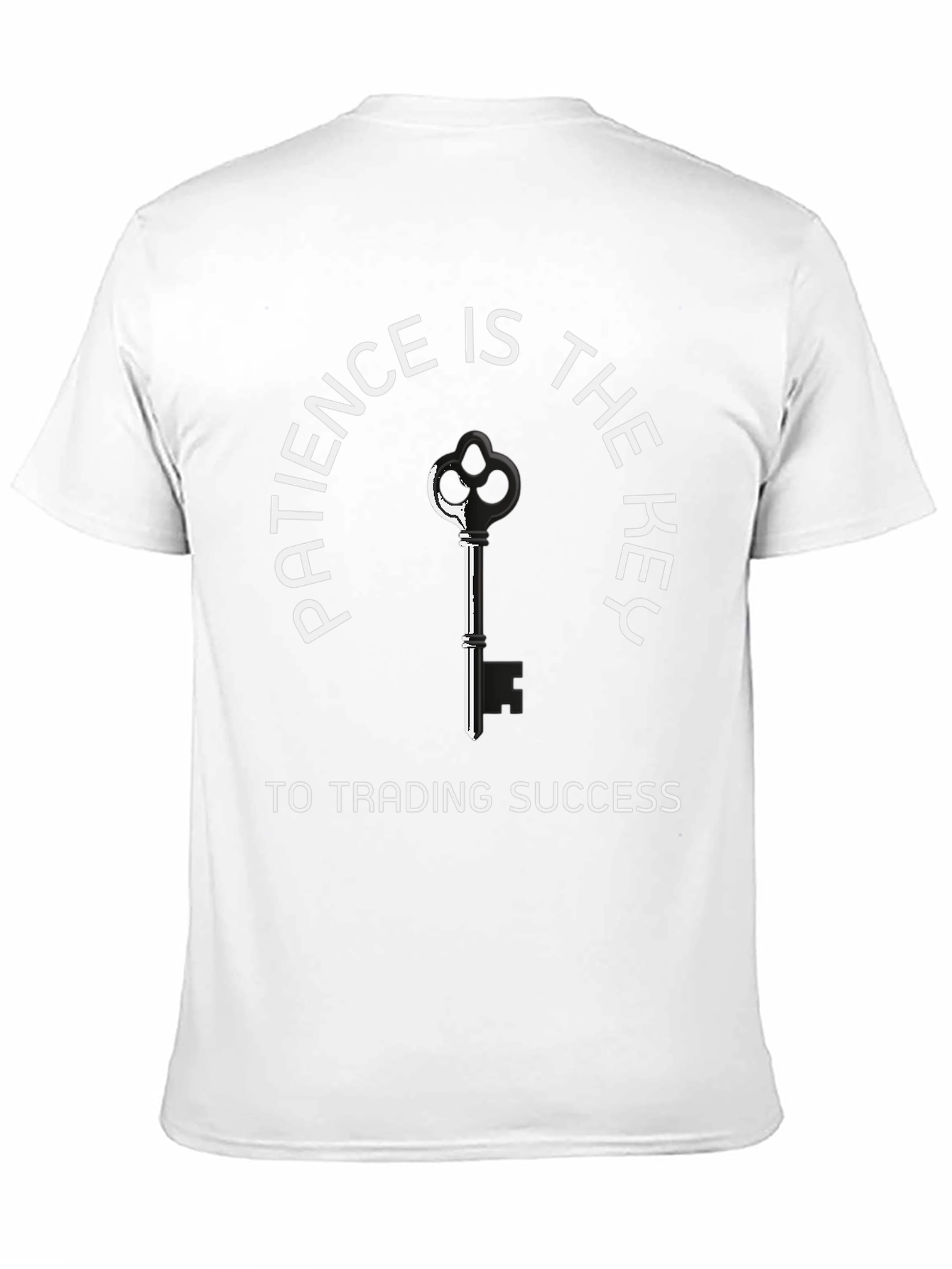 Patience Key to Success Black Graphic Tee