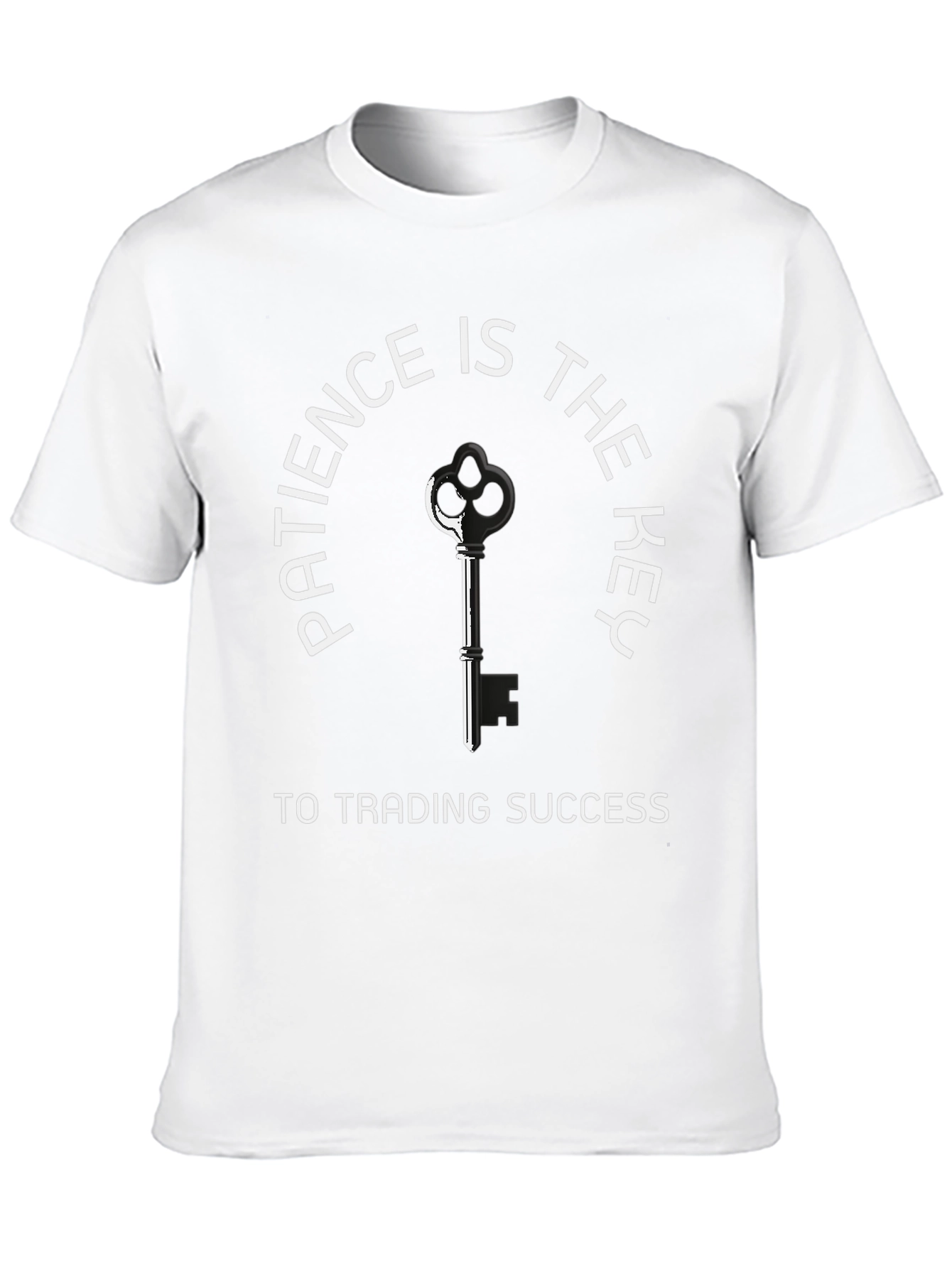 Patience Key to Success Black Graphic Tee