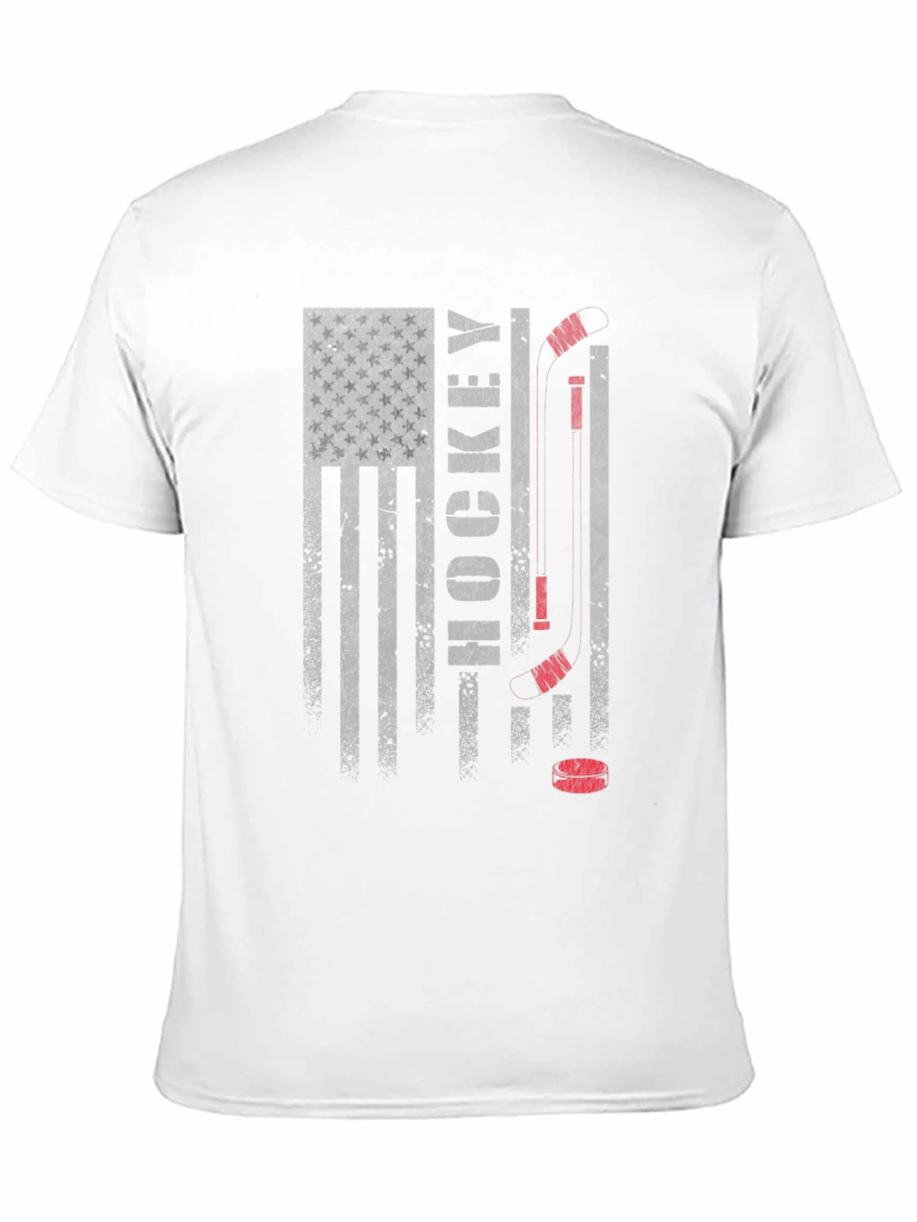 Hockey USA Flag Graphic T-Shirt