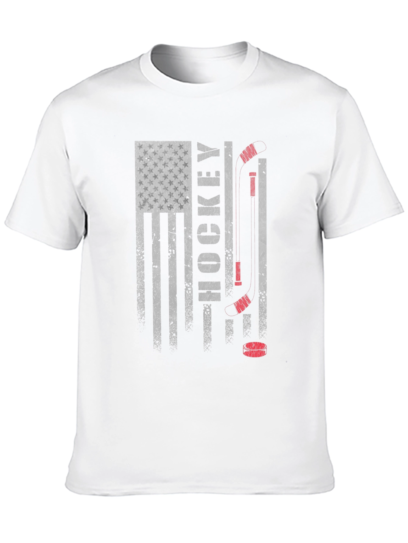 Hockey USA Flag Graphic T-Shirt