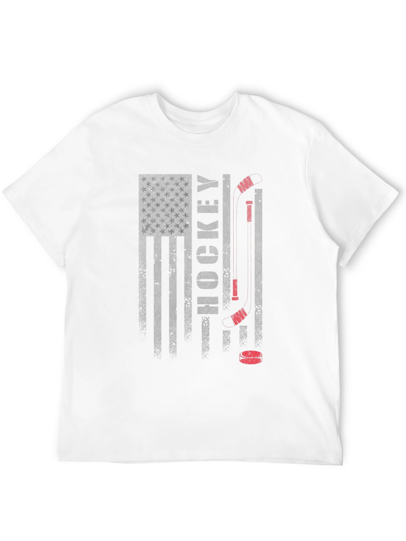 Hockey USA Flag Graphic T-Shirt