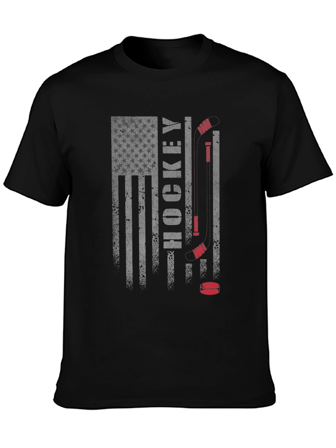 Hockey USA Flag Graphic T-Shirt