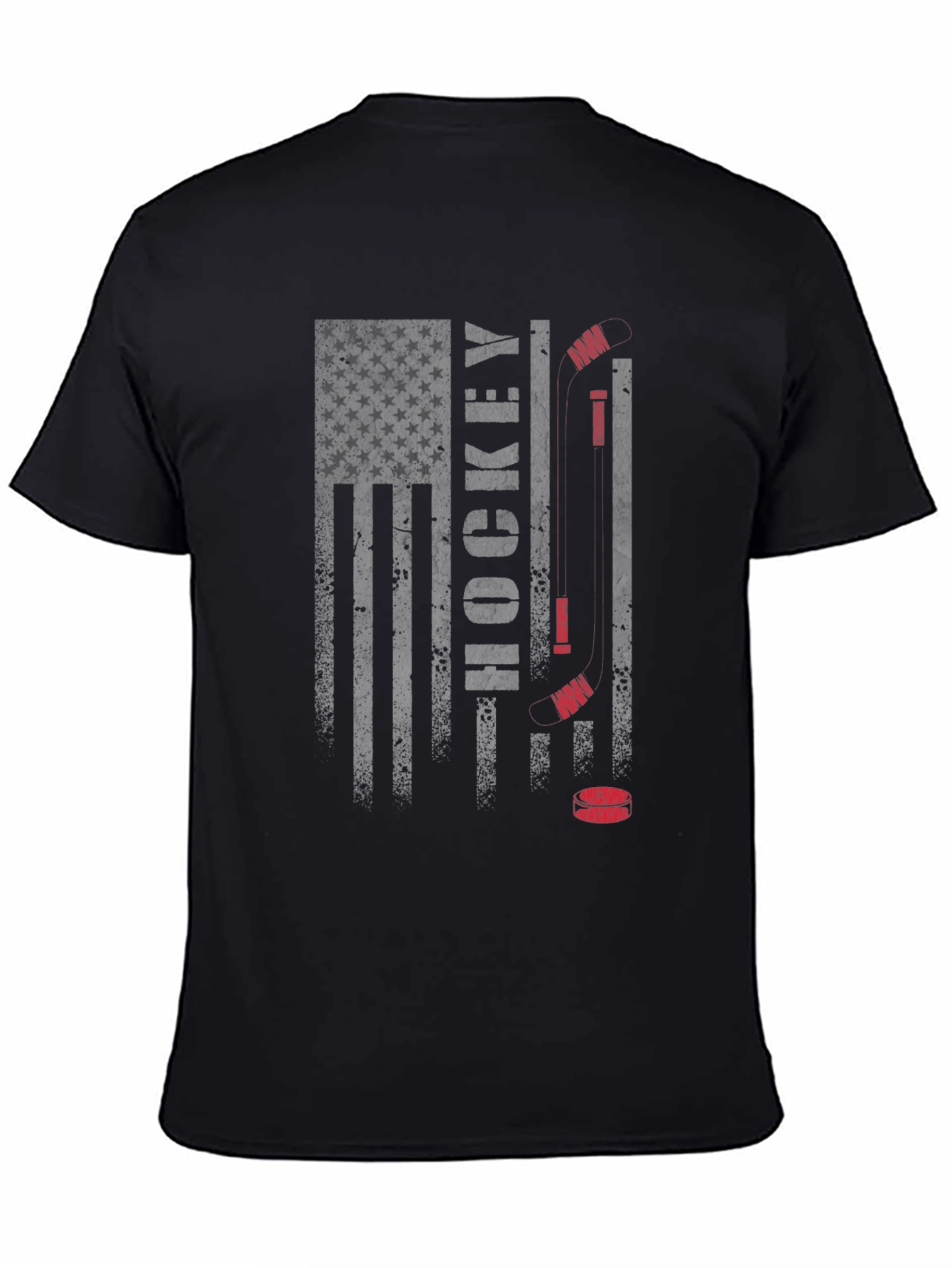 Hockey USA Flag Graphic T-Shirt
