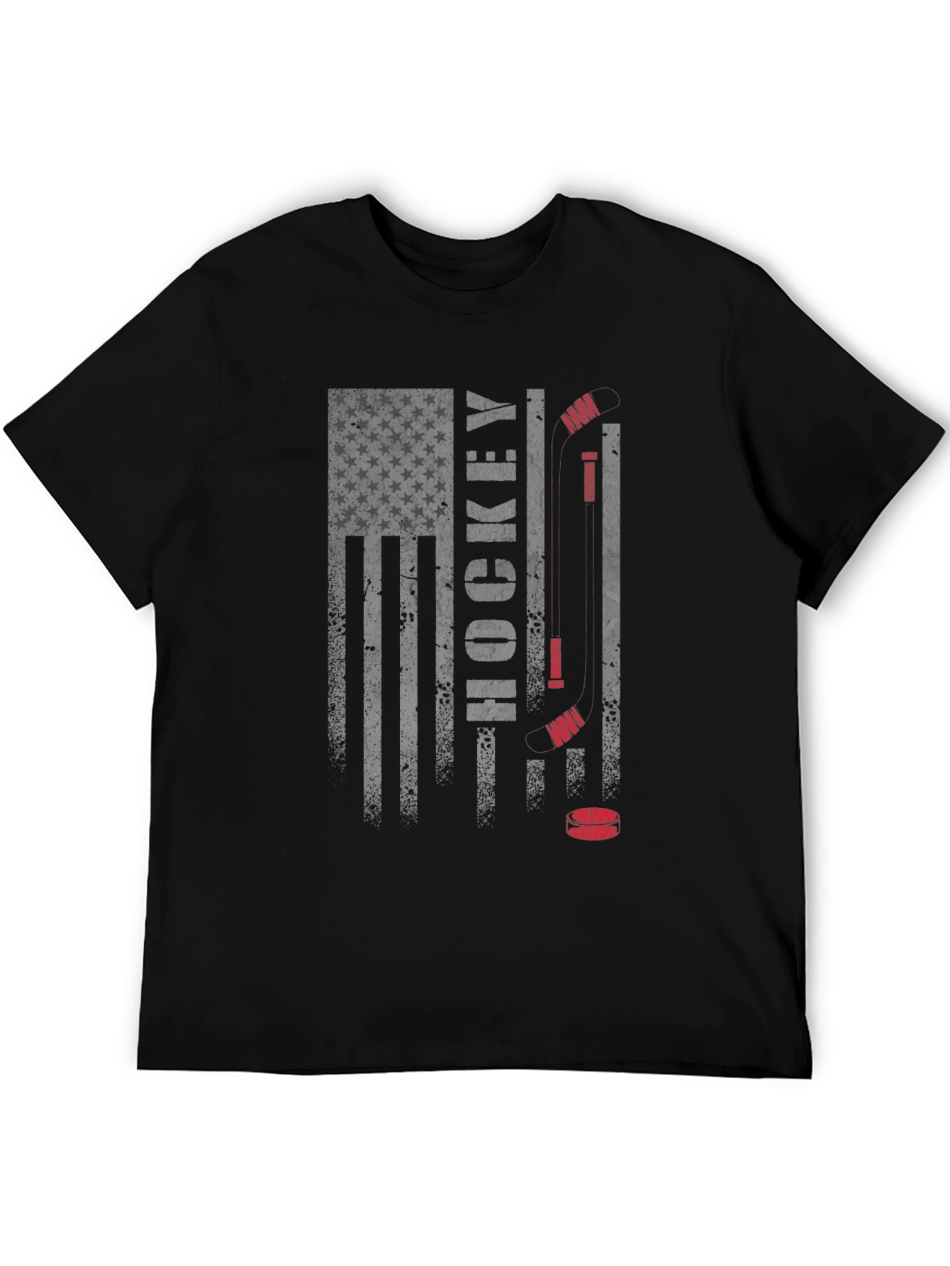 Hockey USA Flag Graphic T-Shirt
