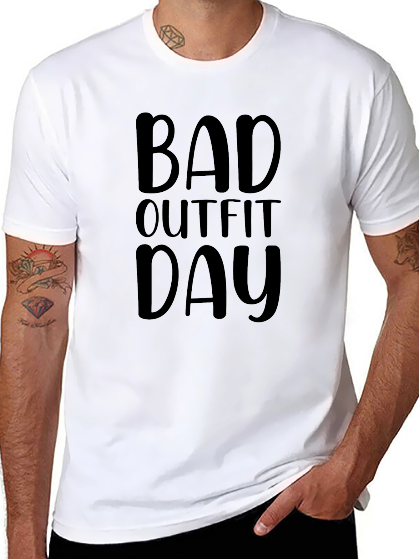 Bad Outfit Day Graphic Tee