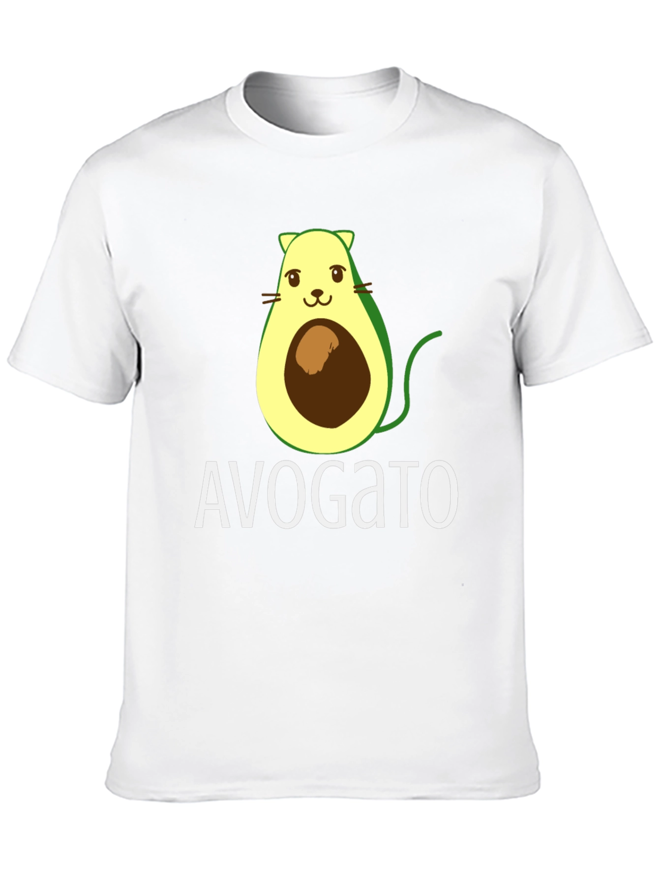 Avogato T-Shirt - Avocado Cat Pun Tee