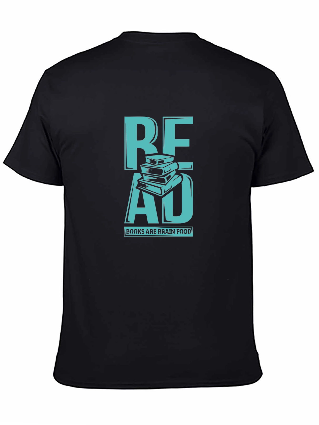 Read Books Brain Food T-Shirt Black