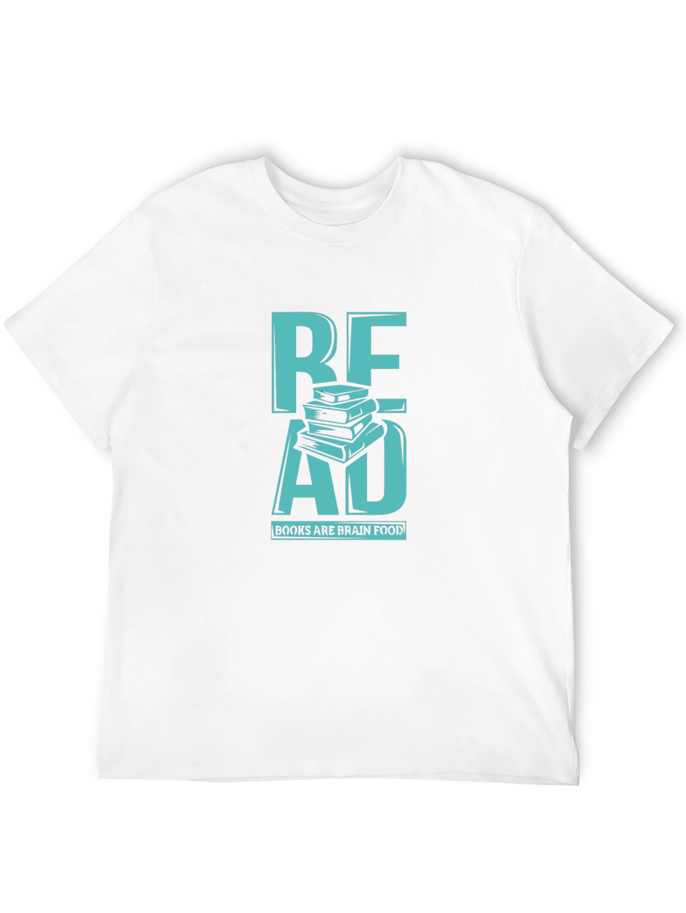 Read Books Brain Food T-Shirt Black