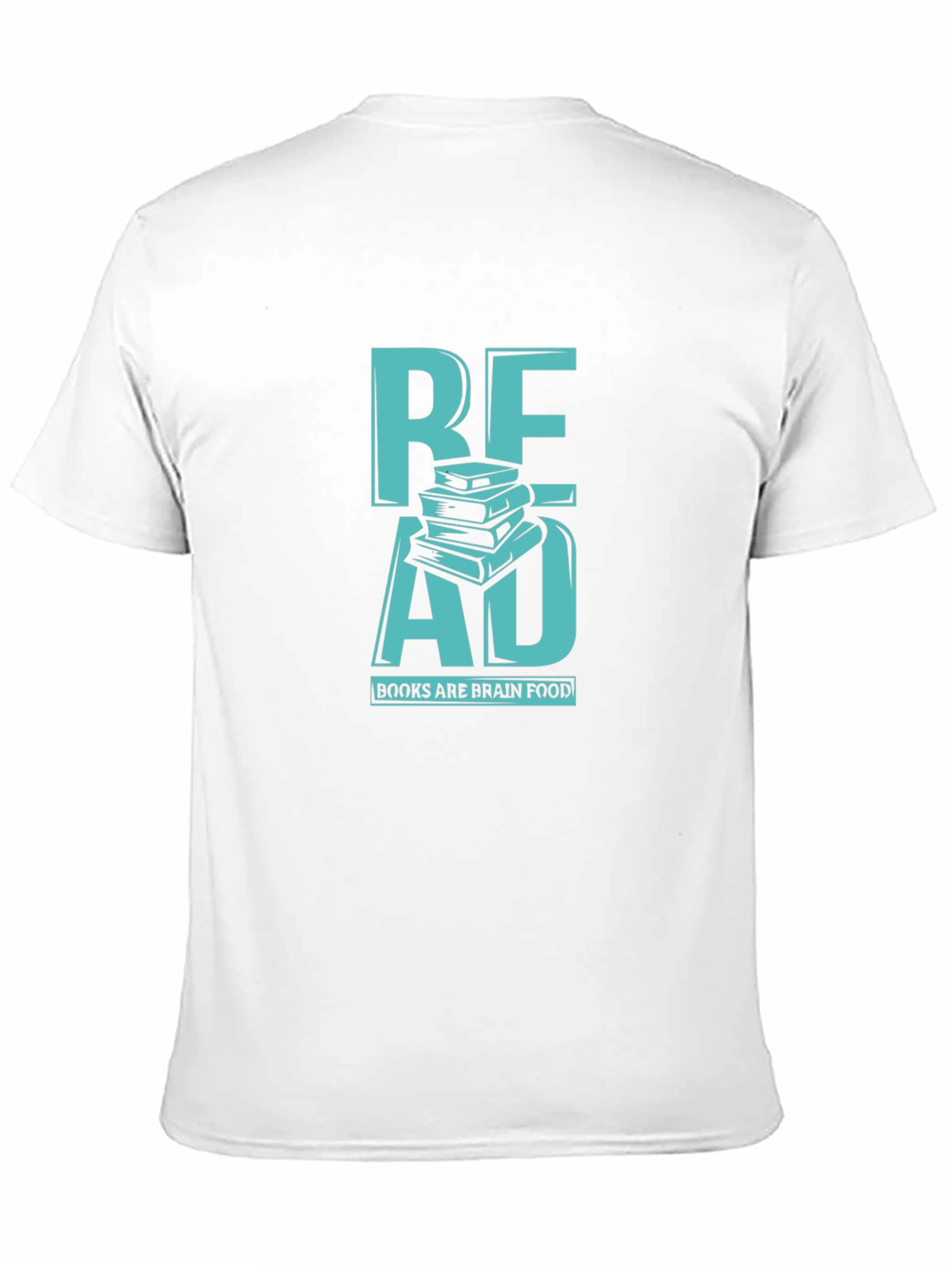 Read Books Brain Food T-Shirt Black