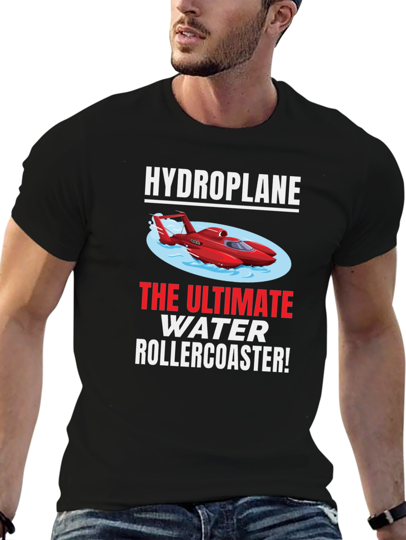 Hydroplane Water Rollercoaster Graphic Tee