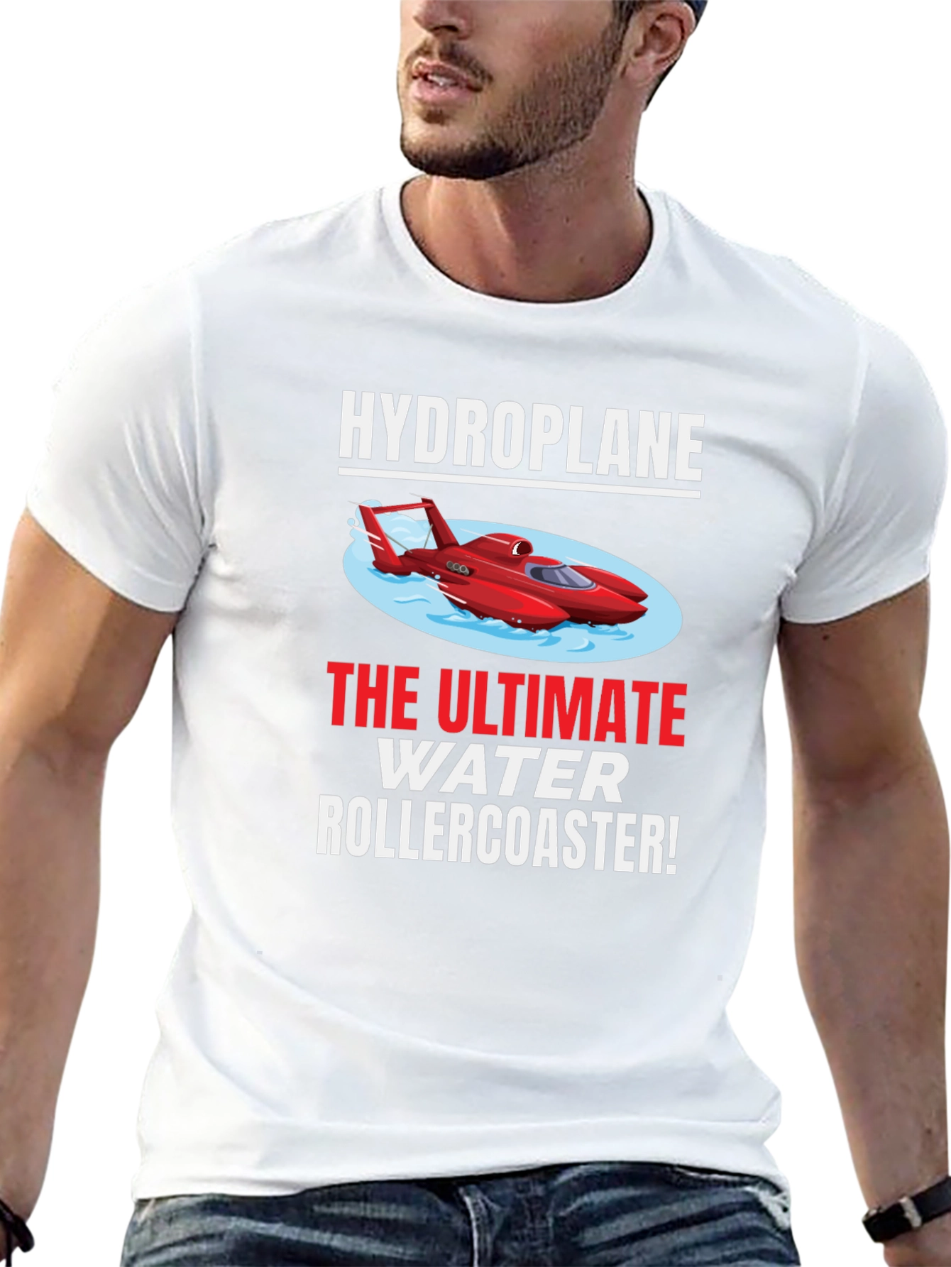 Hydroplane Water Rollercoaster Graphic Tee