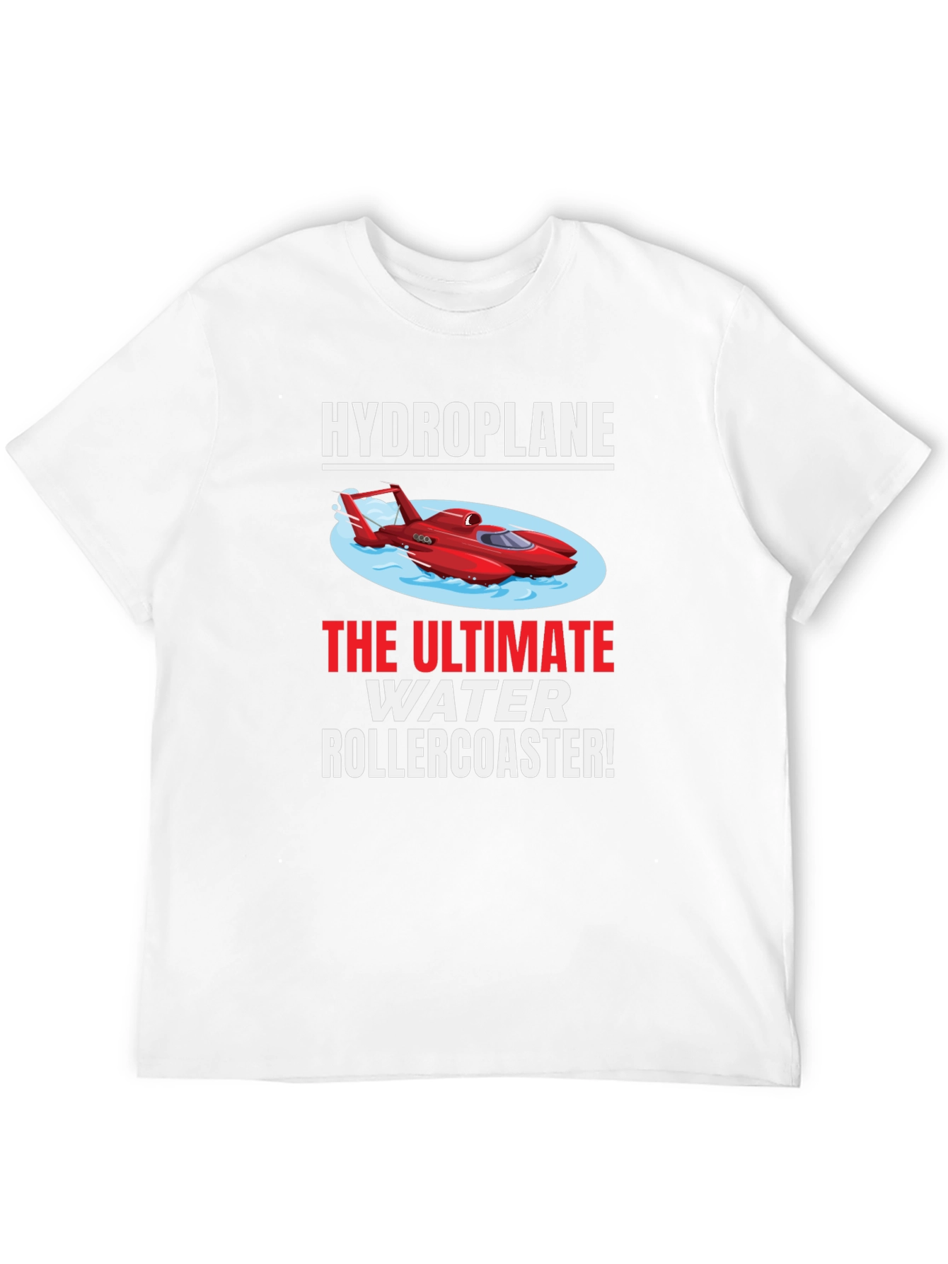 Hydroplane Water Rollercoaster Graphic Tee