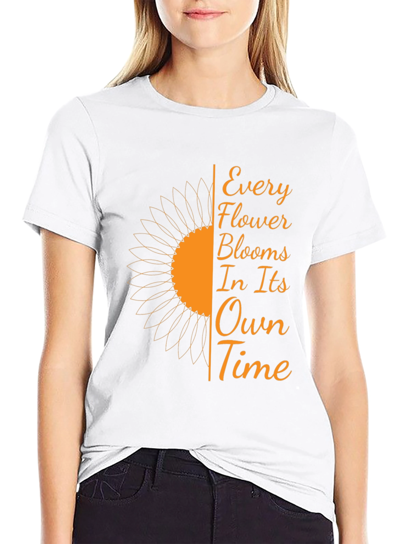 Sunflower Bloom Time Graphic Tee