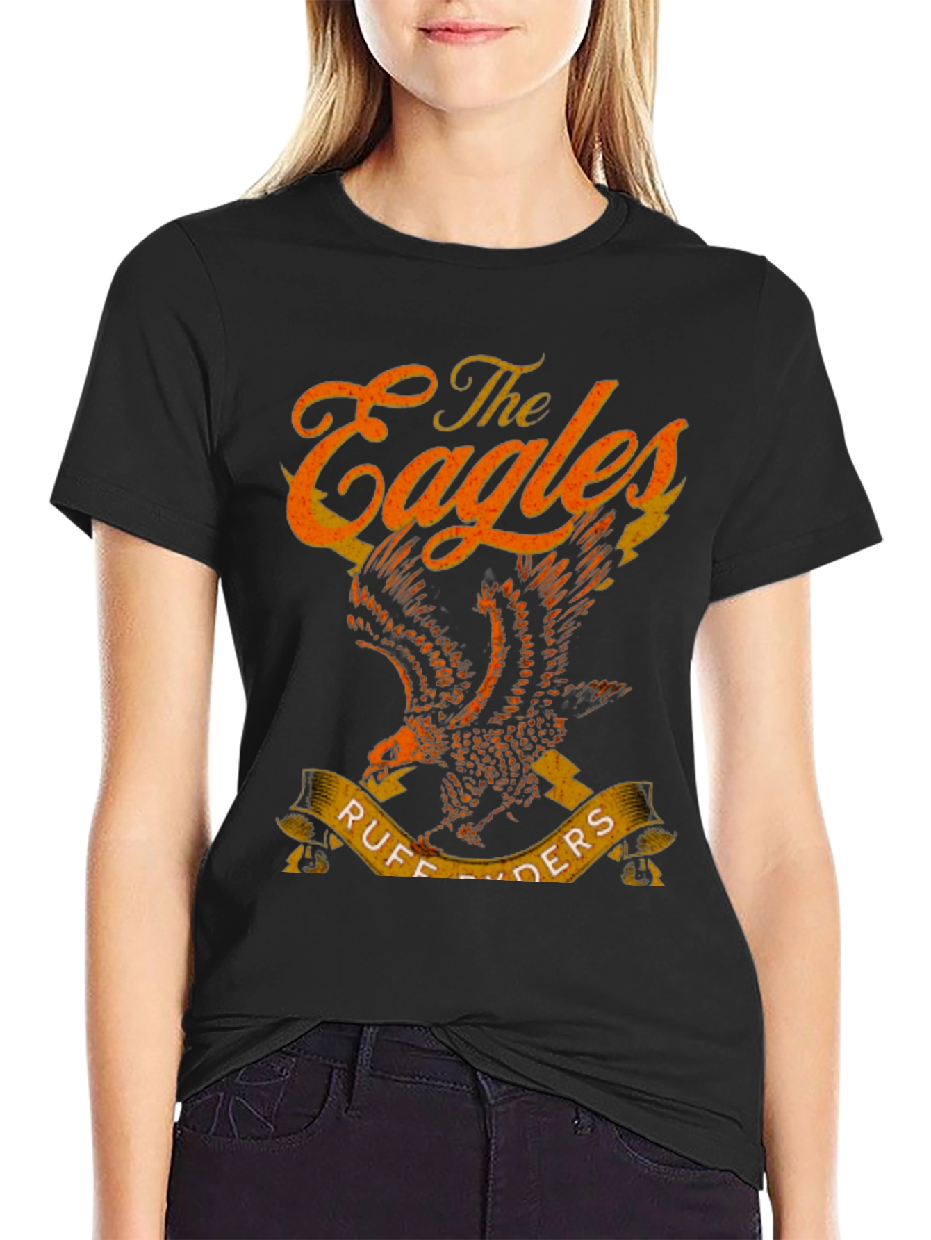 The Eagles Ruffenders T-Shirt Black