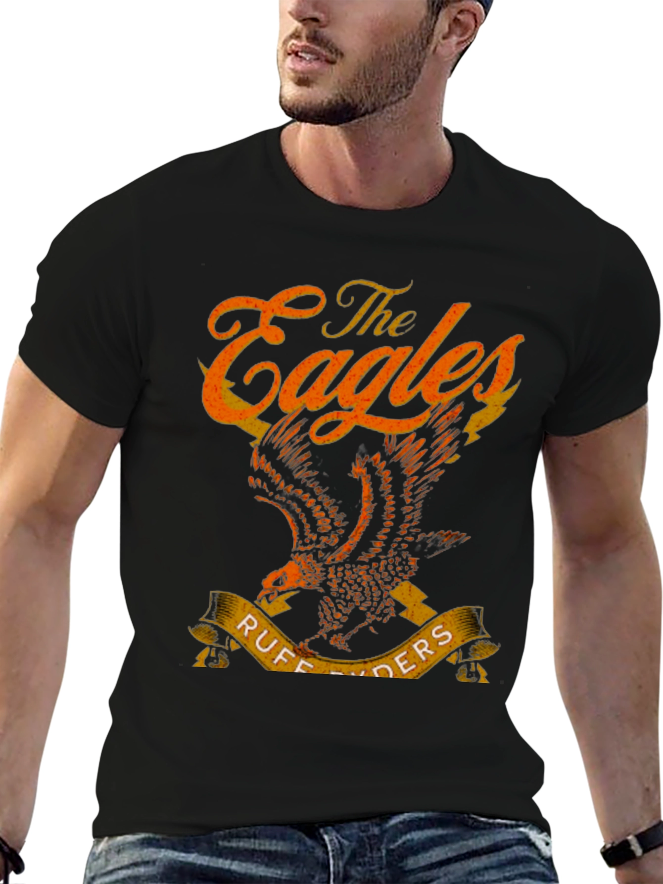 The Eagles Ruffenders T-Shirt Black